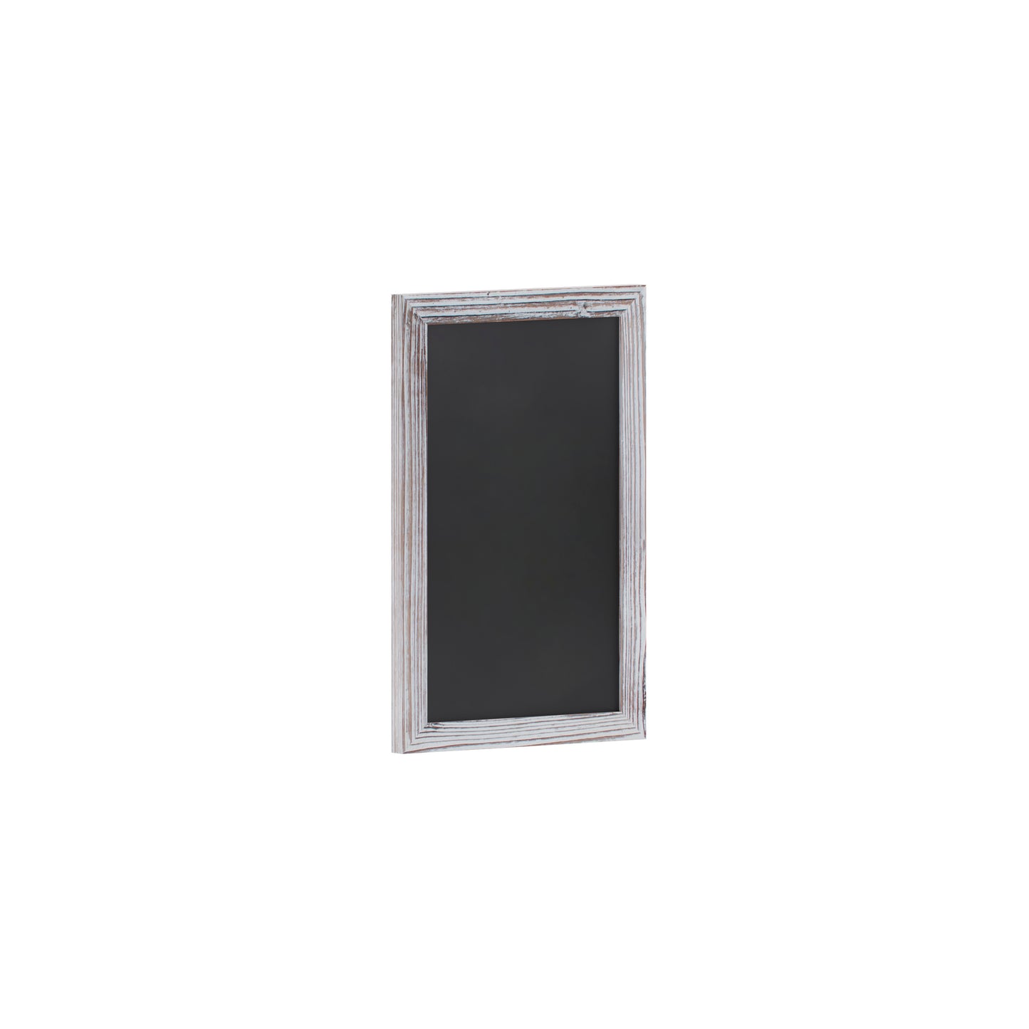 Canterbury 11" x 17" Whitewashed Wall Mount Magnetic Chalkboard Sign with Eraser, Hanging Wall Chalkboard Memo Board for Home, School, or Business White Washed