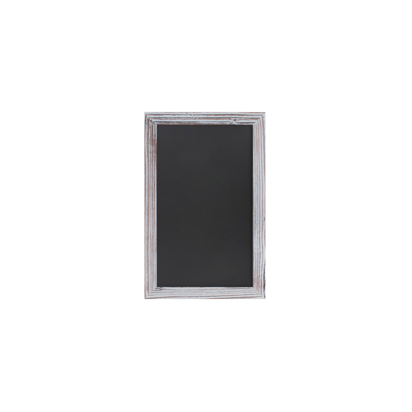 Canterbury 11" x 17" Whitewashed Wall Mount Magnetic Chalkboard Sign with Eraser, Hanging Wall Chalkboard Memo Board for Home, School, or Business White Washed