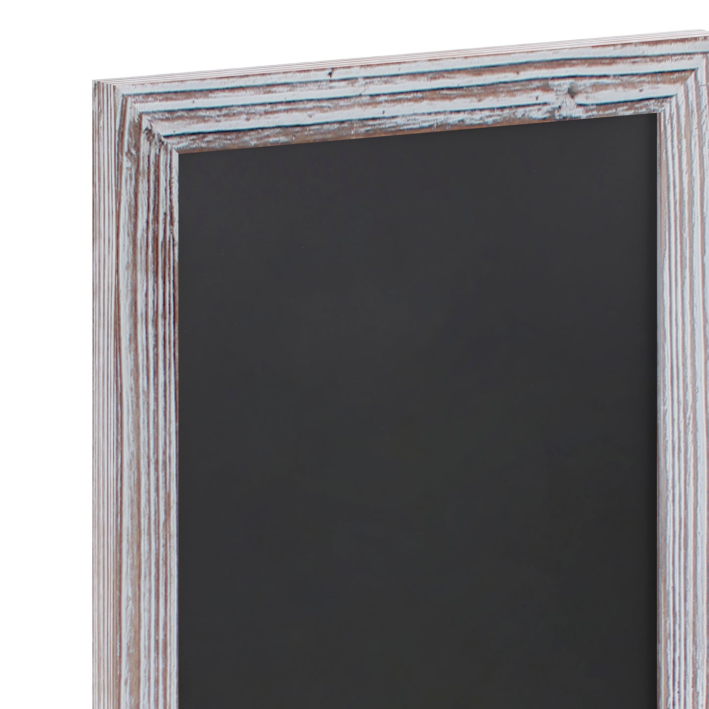 Canterbury 11" x 17" Whitewashed Wall Mount Magnetic Chalkboard Sign with Eraser, Hanging Wall Chalkboard Memo Board for Home, School, or Business White Washed