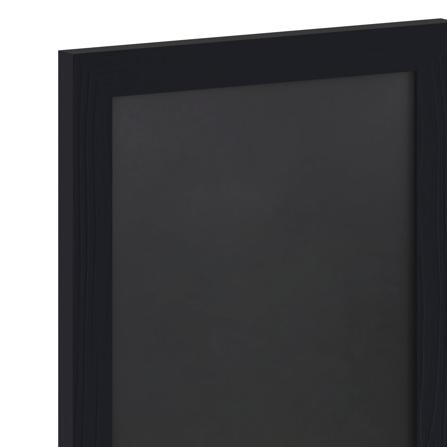 Canterbury 11" x 17" Black Wall Mount Magnetic Chalkboard Sign with Eraser, Hanging Wall Chalkboard Memo Board for Home, School, or Business Black HGWA-GDIS-CRE8-862315-GG