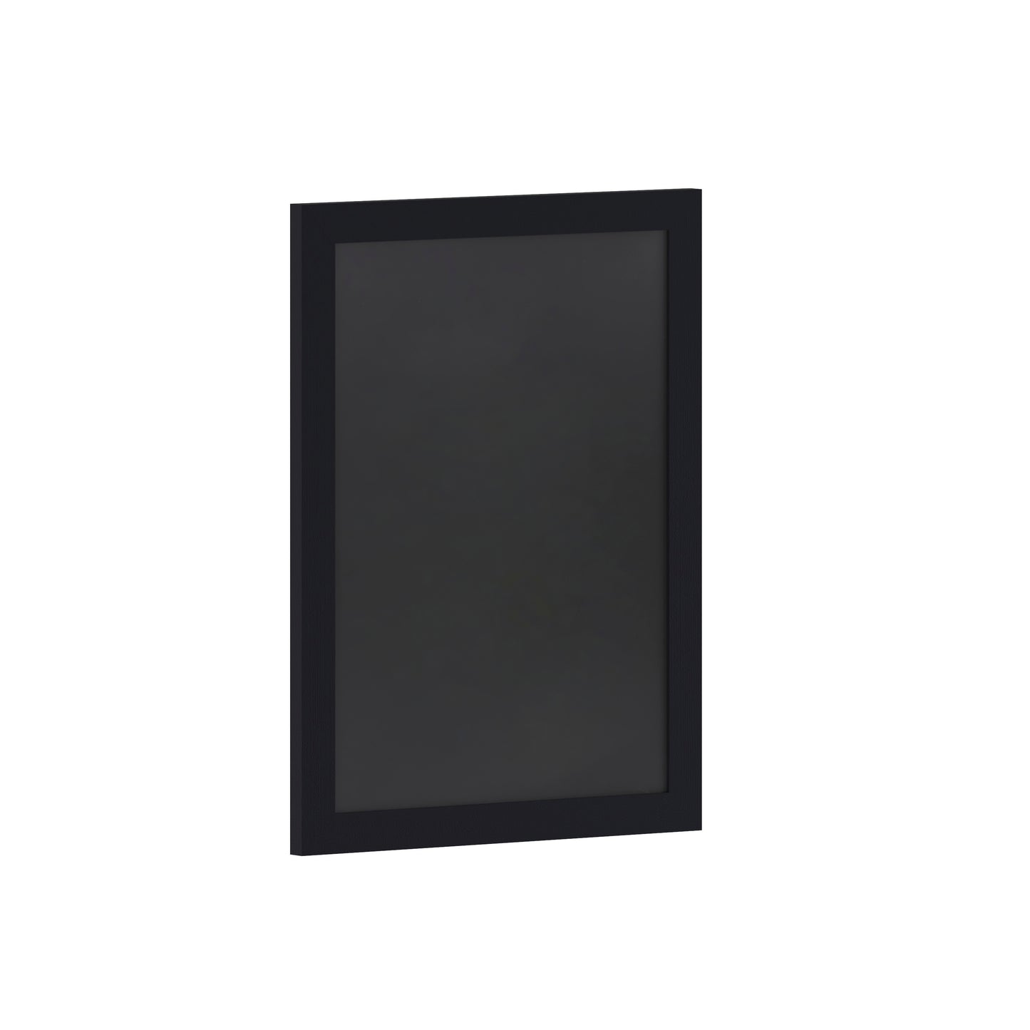 Canterbury 18" x 24" Black Wall Mount Magnetic Chalkboard Sign with Eraser, Hanging Wall Chalkboard Memo Board for Home, School, or Business Black HGWA-GDIS-CRE8-952315-GG