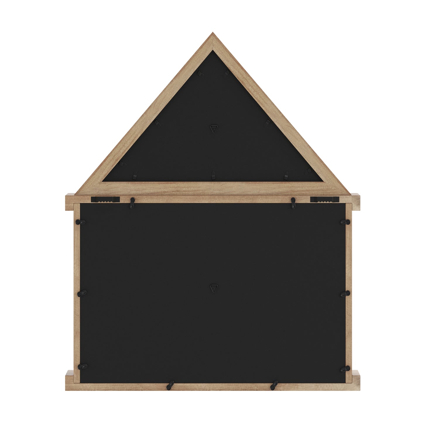 Quincy Flag and Certificate Display Case, Solid Pine Wood Flag Shadow Box Fits 3x5 Folded Flag, Weathered Wood Finish Weathered HMHD-22M142Y-WEATH-GG