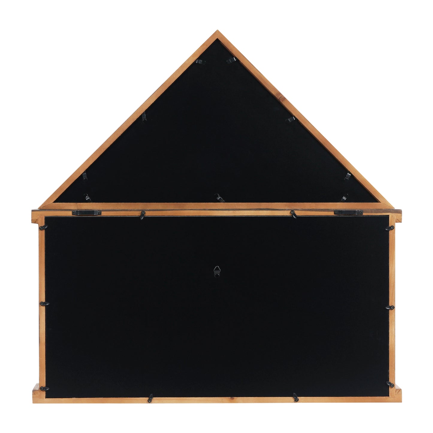 Quincy Flag and Certificate Display Case, Solid Pine Wood Flag Shadow Box Fits 9x5 Folded Burial Flag, Weathered Wood Finish Weathered