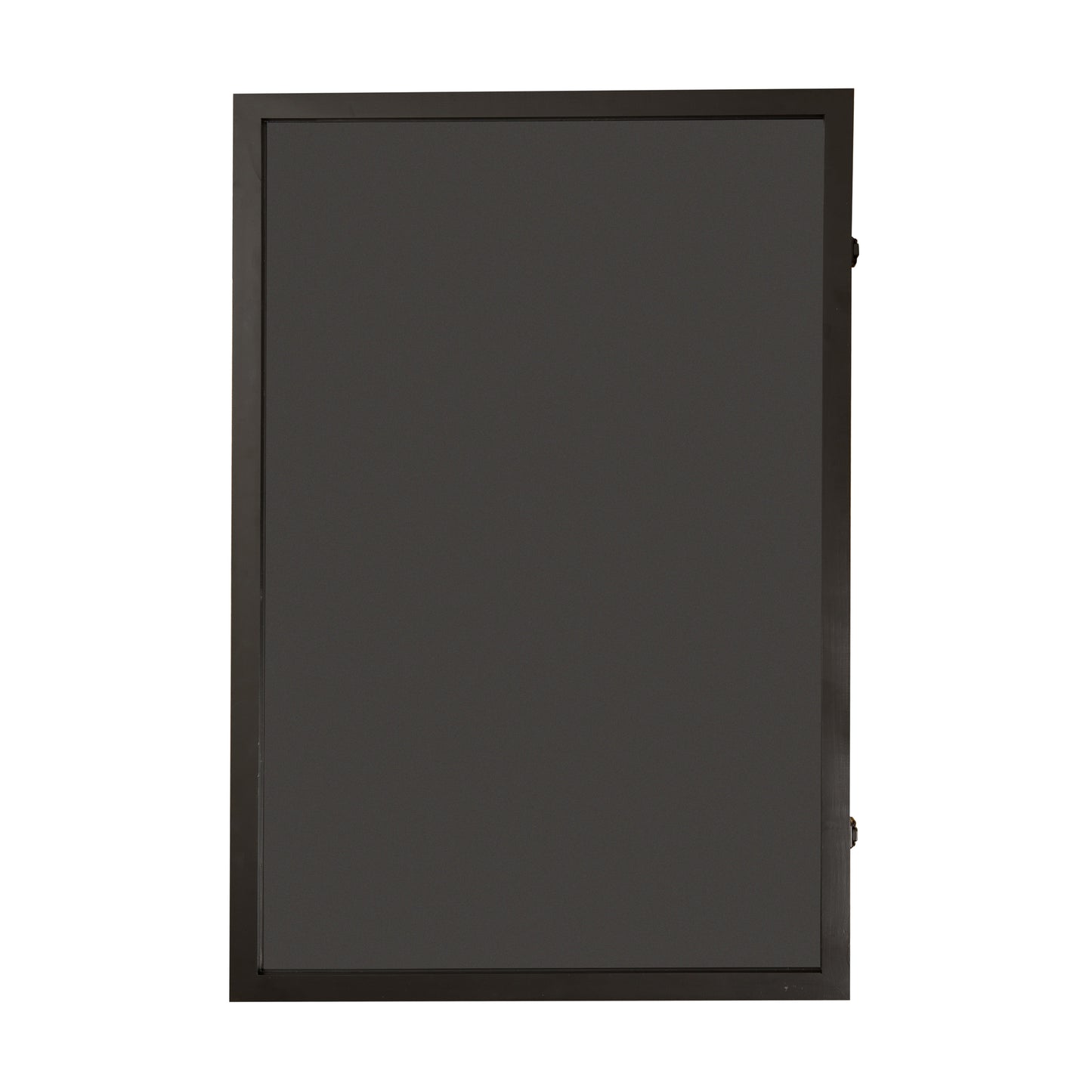 Banks 24x36 Jersey Display Case with Solid Pine Wood Frame, UV Treated Acrylic Window, Velvet Backing Board, and Anti-Theft Lock in Black Black
