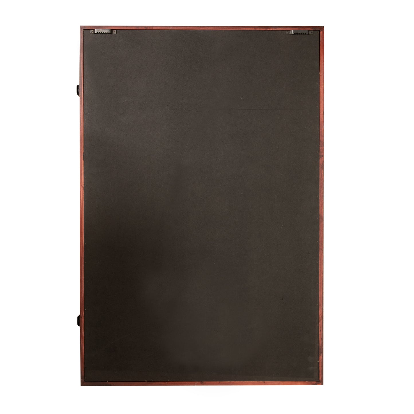 Banks 24x36 Jersey Display Case with Solid Pine Wood Frame, UV Treated Acrylic Window, Velvet Backing Board, and Anti-Theft Lock in Mahogany Mahogany