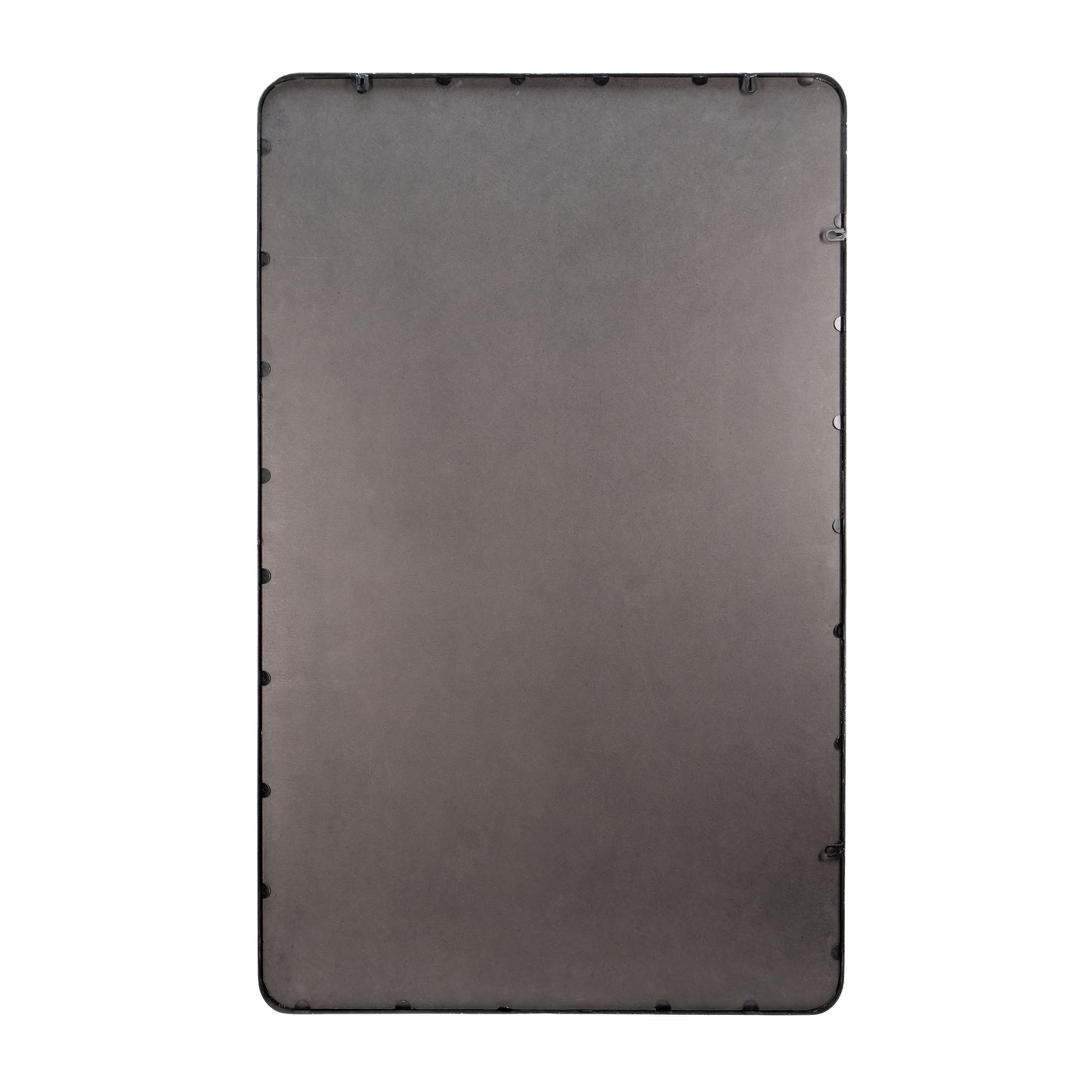 Ava 48" x 30" Metal Deep Framed Wall Mirror - Large Accent Mirror for Bathroom, Entryway, Dining Room, & Living Room in Black Black