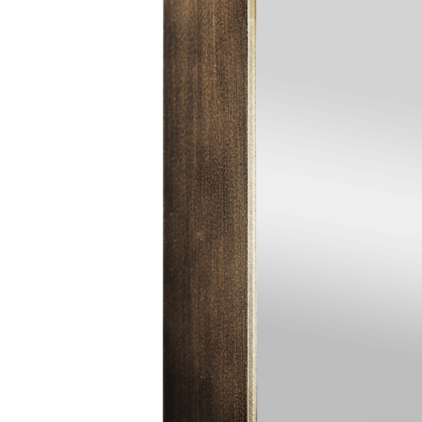 Ava 48" x 30" Metal Deep Framed Wall Mirror - Large Accent Mirror for Bathroom, Entryway, Dining Room, & Living Room in Bronze Bronze