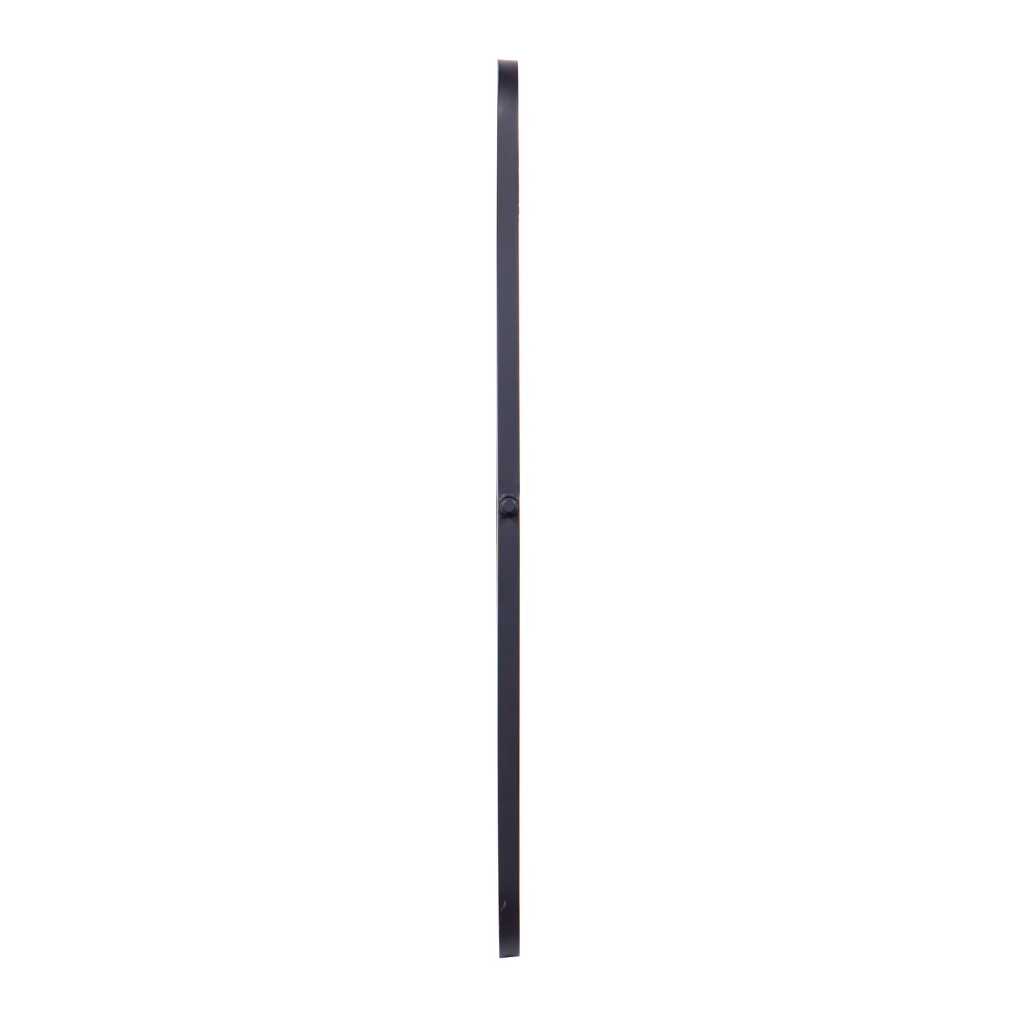 Finlay 35" x 27" Metal Pivot Wall Mirror - Large Accent Vanity Mirror for Bathroom in Black Black