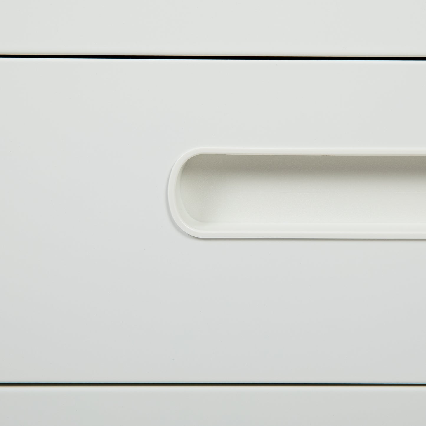 Wren Ergonomic 3-Drawer Mobile Locking Filing Cabinet with Anti-Tilt Mechanism and Hanging Drawer for Legal & Letter Files, White White