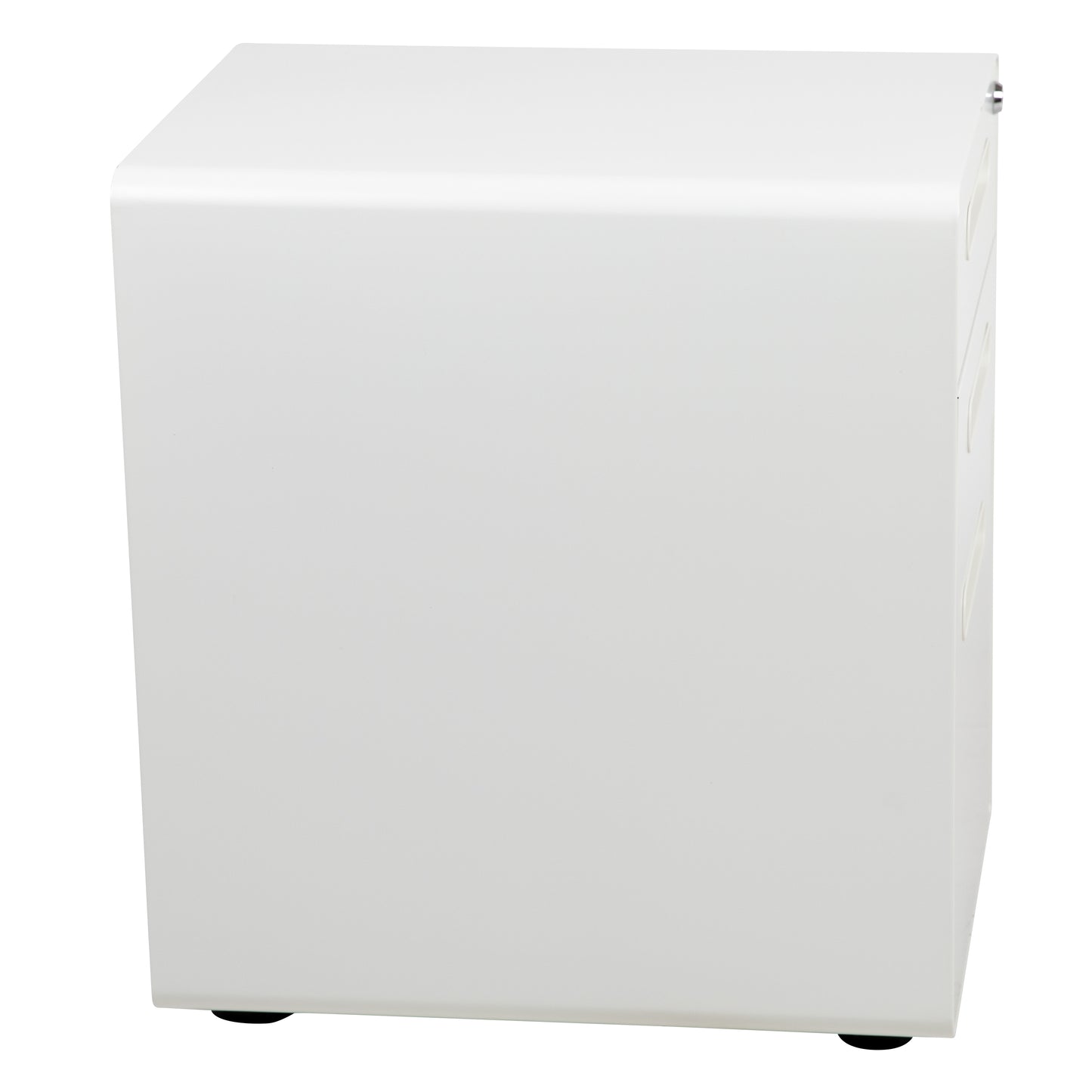 Wren Ergonomic 3-Drawer Mobile Locking Filing Cabinet with Anti-Tilt Mechanism and Hanging Drawer for Legal & Letter Files, White White