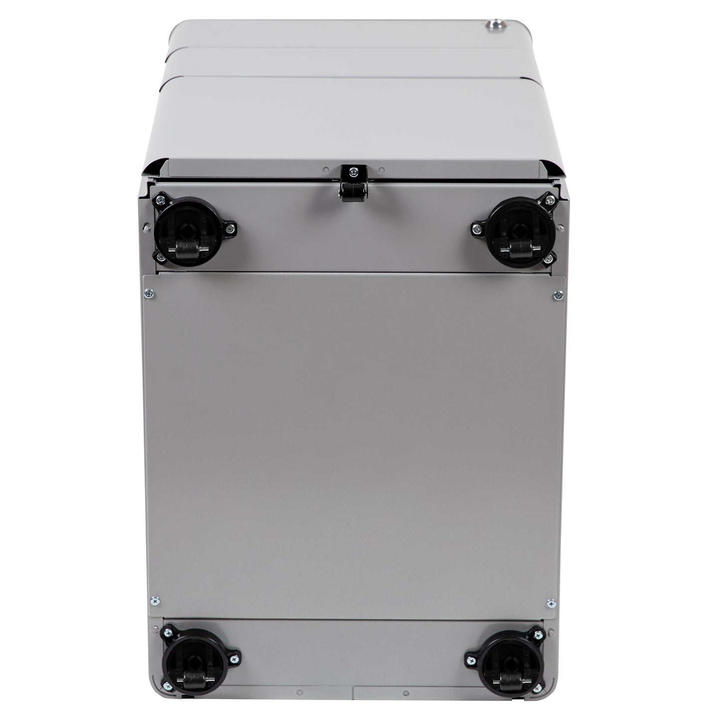 Warner Modern 3-Drawer Mobile Locking Filing Cabinet with Anti-Tilt Mechanism and Hanging Drawer for Legal & Letter Files, Gray Gray