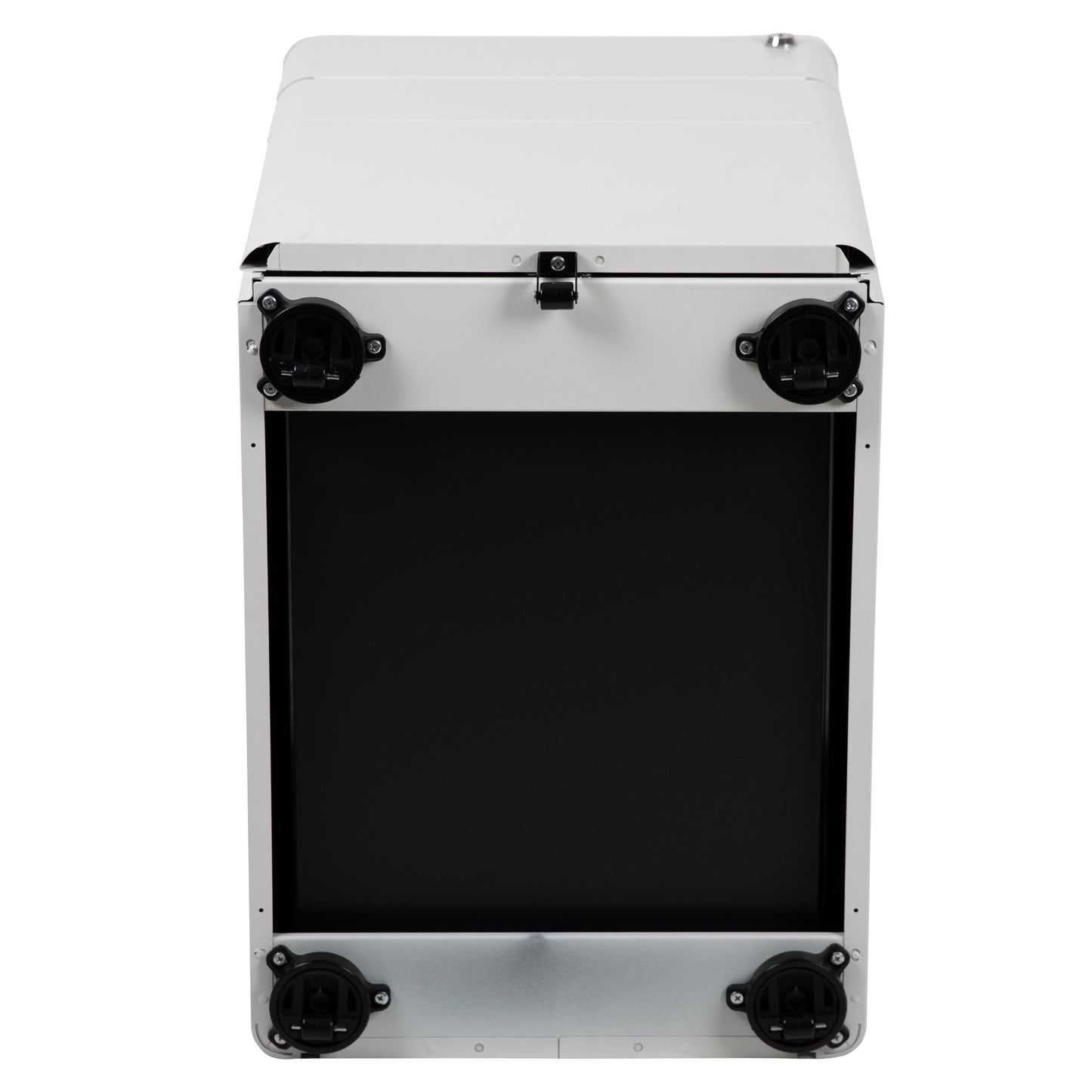 Warner Modern 3-Drawer Mobile Locking Filing Cabinet with Anti-Tilt Mechanism and Hanging Drawer for Legal & Letter Files, White White