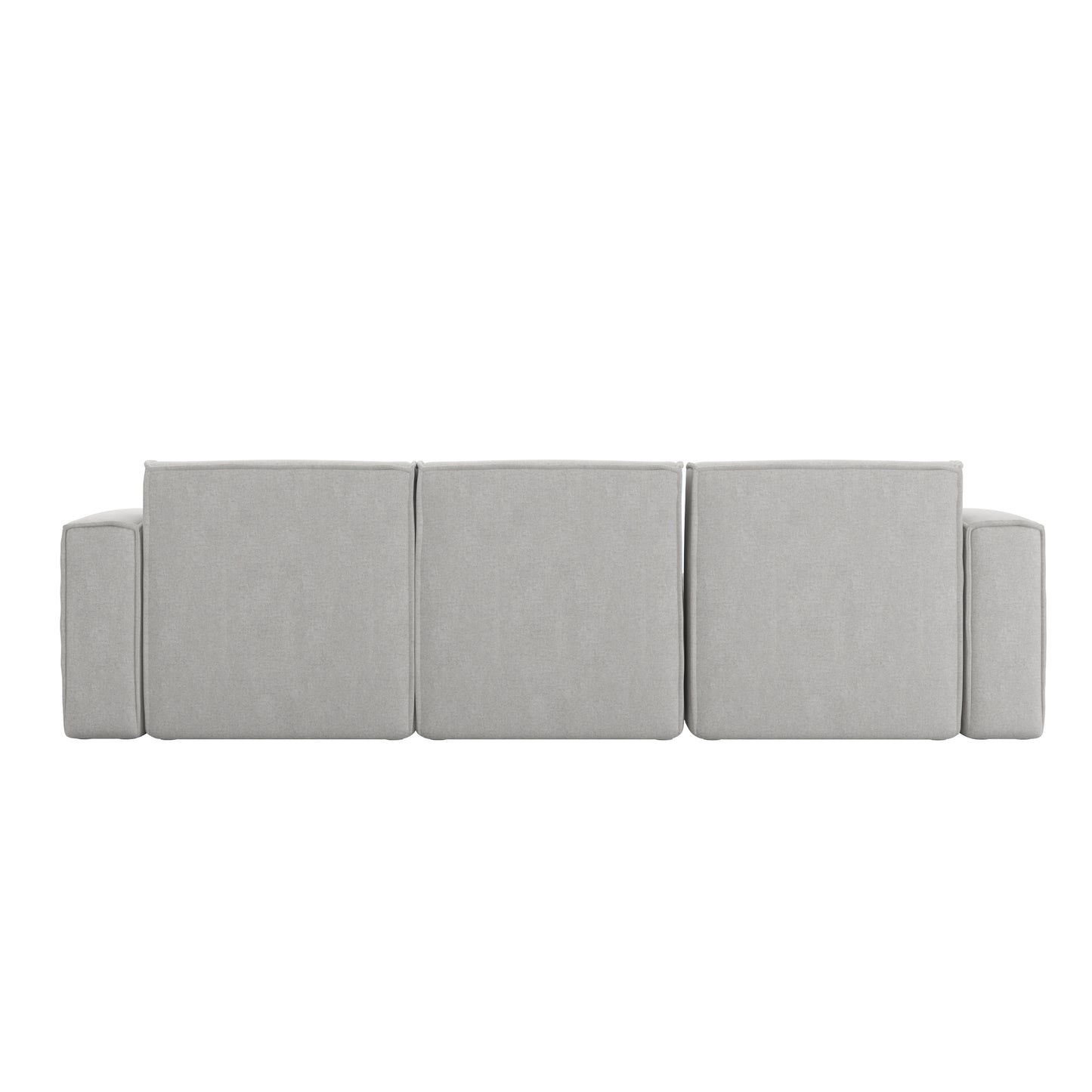 Bridgetown Luxury Modular 4 Piece Sectional Sofa, Cream Cream
