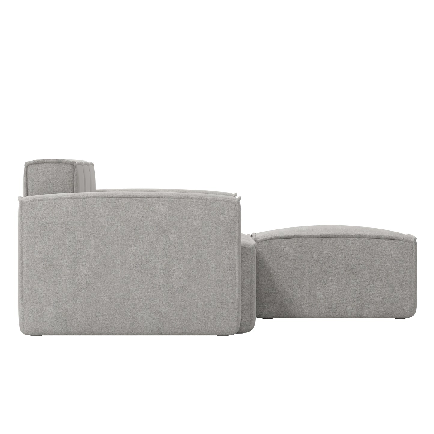 Bridgetown Luxury Modular 4 Piece Sectional Sofa, Gray Gray IS-IT2231-4PCSEC-GRY-GG