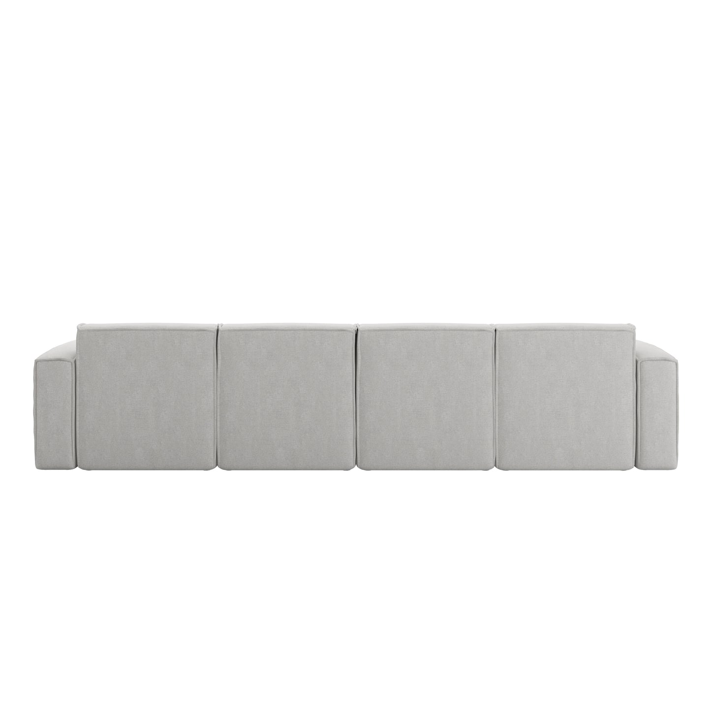 Bridgetown Luxury Modular 5 Piece Sectional Sofa, Cream Cream