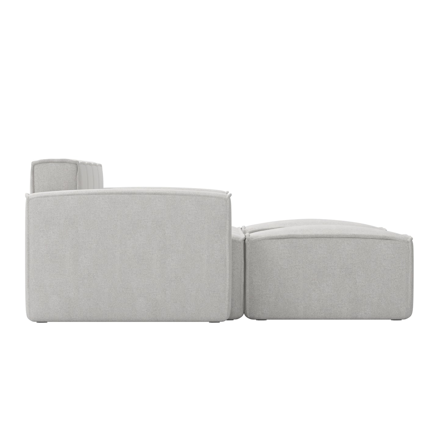 Bridgetown Luxury Modular 6 Piece Sectional Sofa, Cream Cream