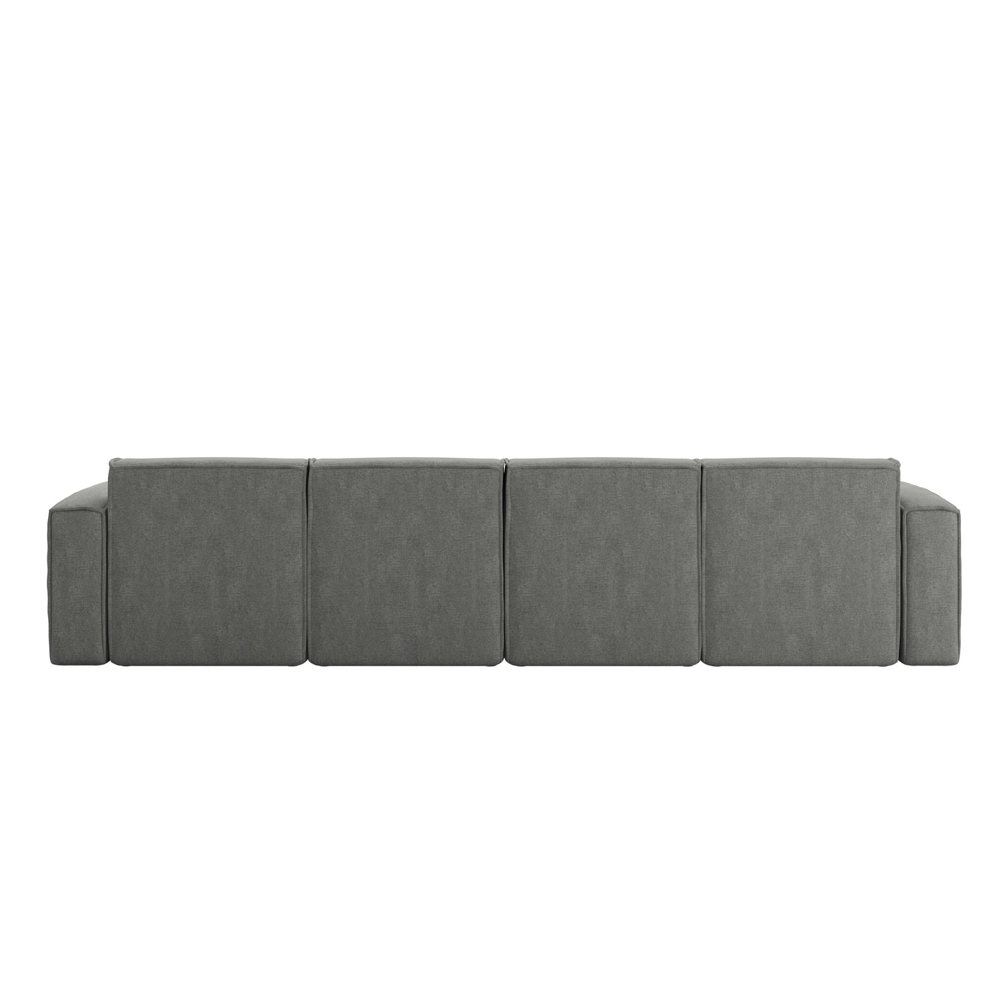 Bridgetown Luxury Modular 6 Piece Sectional Sofa, Dark Gray Dark Gray IS-IT2231-6PCSEC-DKGRY-GG