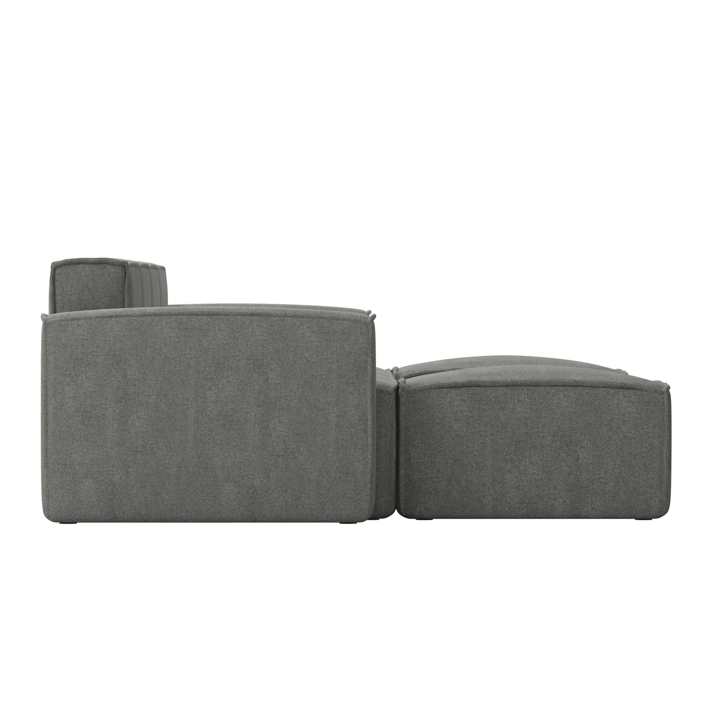 Bridgetown Luxury Modular 6 Piece Sectional Sofa, Dark Gray Dark Gray IS-IT2231-6PCSEC-DKGRY-GG