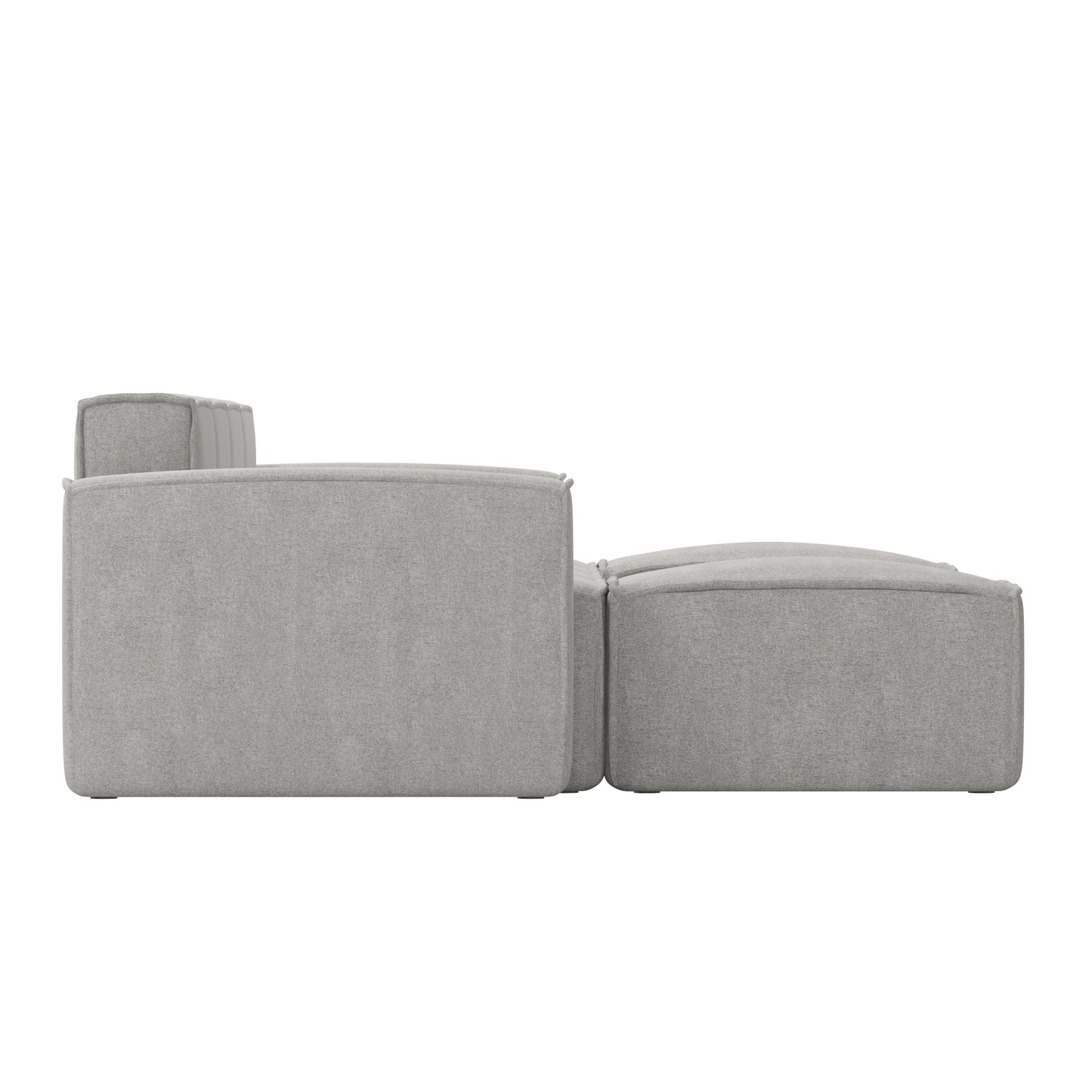 Bridgetown Luxury Modular 6 Piece Sectional Sofa, Gray Gray