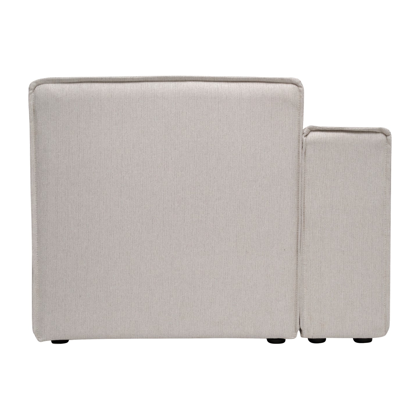Bridgetown Luxury Modular Sectional Sofa Left Side with Arm Rest, Cream Cream