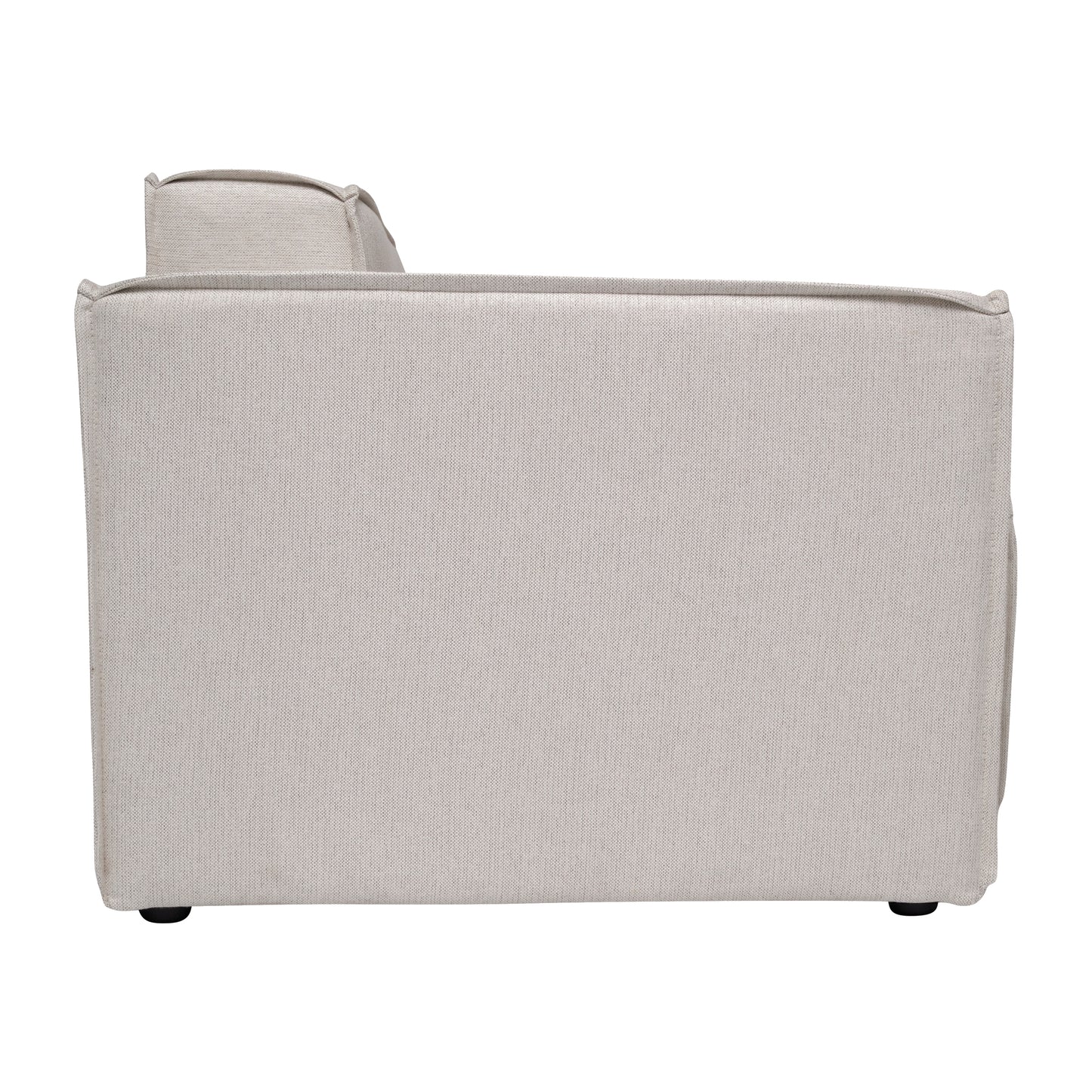 Bridgetown Luxury Modular Sectional Sofa Left Side with Arm Rest, Cream Cream