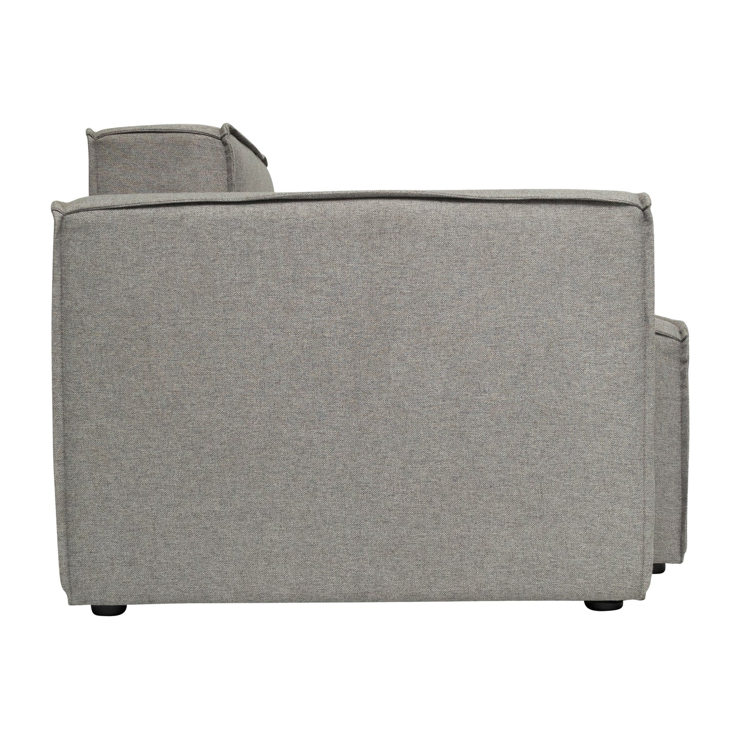 Bridgetown Luxury Modular Sectional Sofa Left Side with Arm Rest, Gray Gray