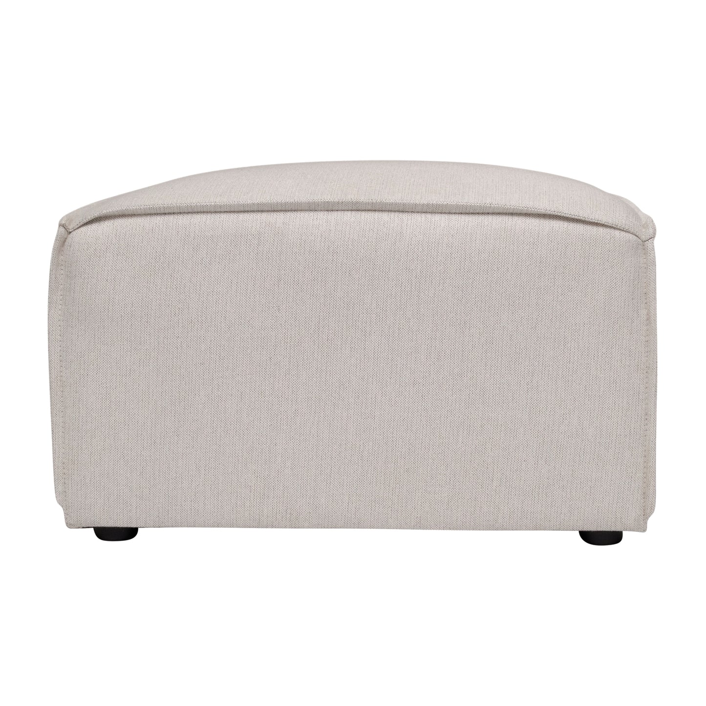 Bridgetown Luxury Modular Sectional Sofa Ottoman Seat, Cream Cream
