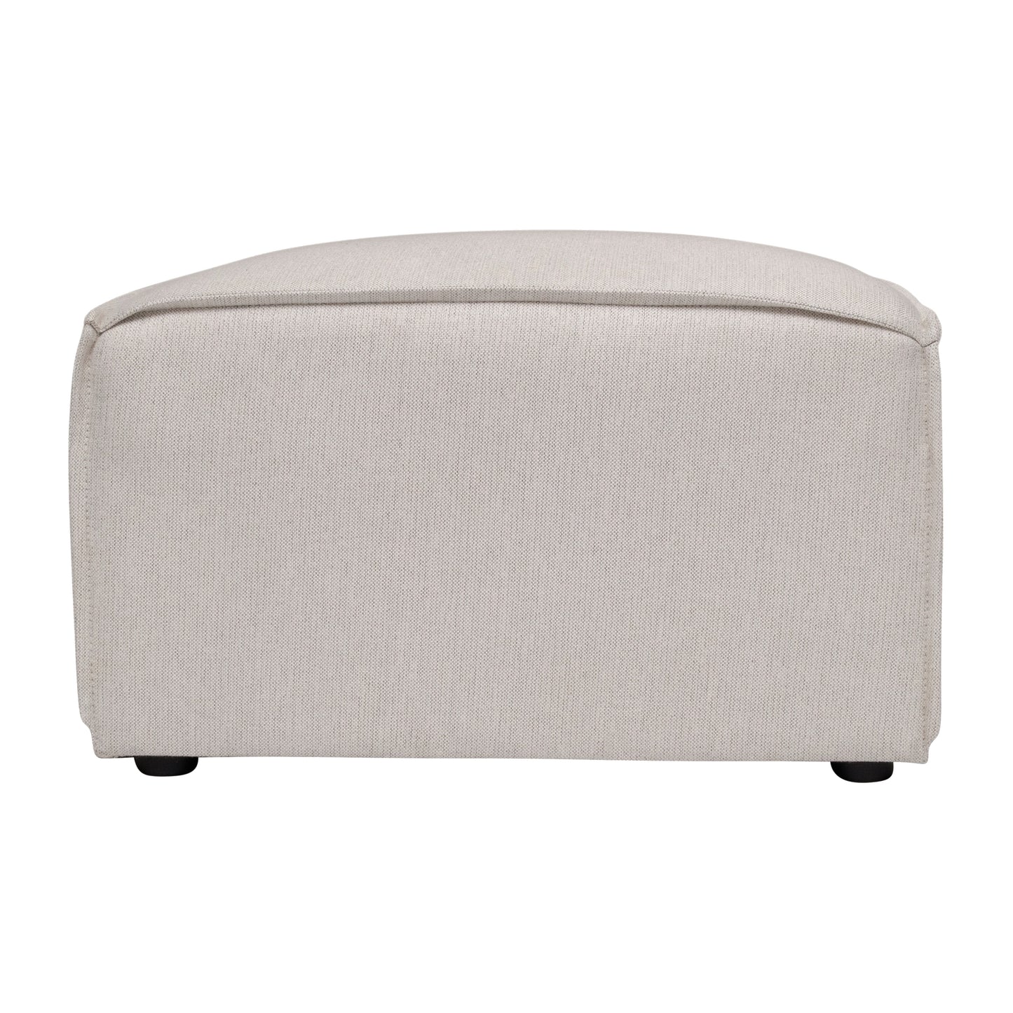 Bridgetown Luxury Modular Sectional Sofa Ottoman Seat, Cream Cream