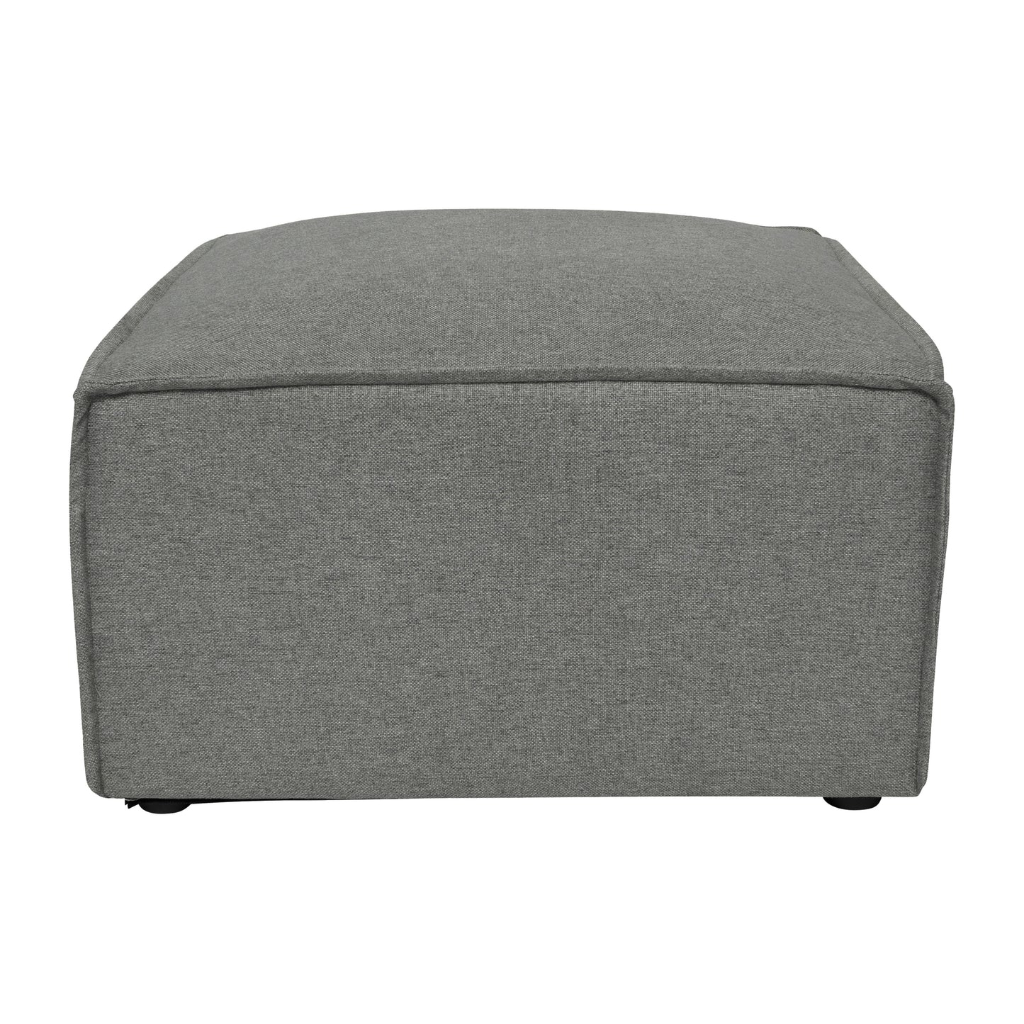 Bridgetown Luxury Modular Sectional Sofa Ottoman Seat, Dark Gray Dark Gray