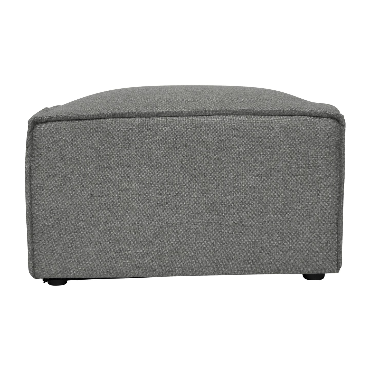 Bridgetown Luxury Modular Sectional Sofa Ottoman Seat, Dark Gray Dark Gray