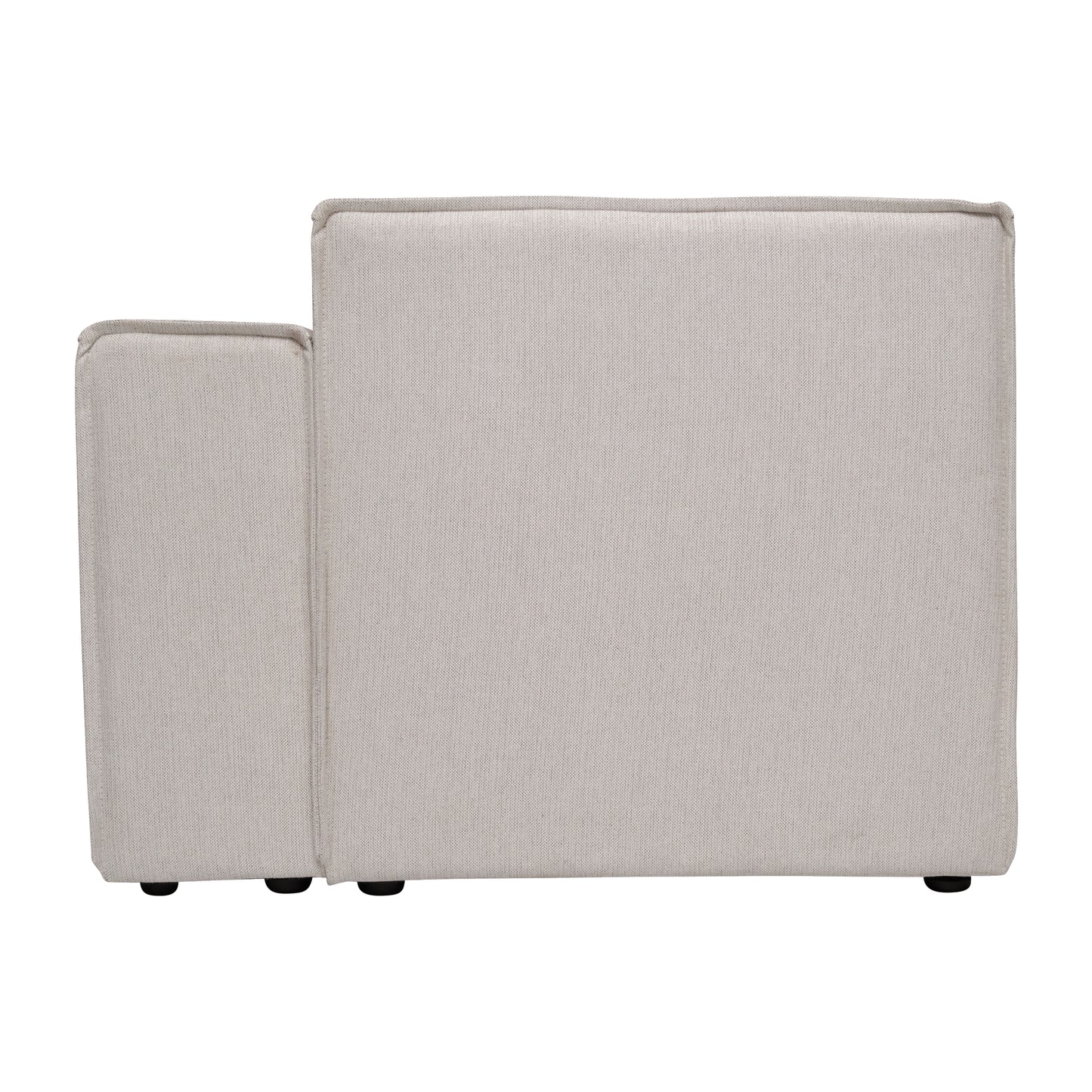 Bridgetown Luxury Modular Sectional Sofa Right Side with Arm Rest, Cream Cream