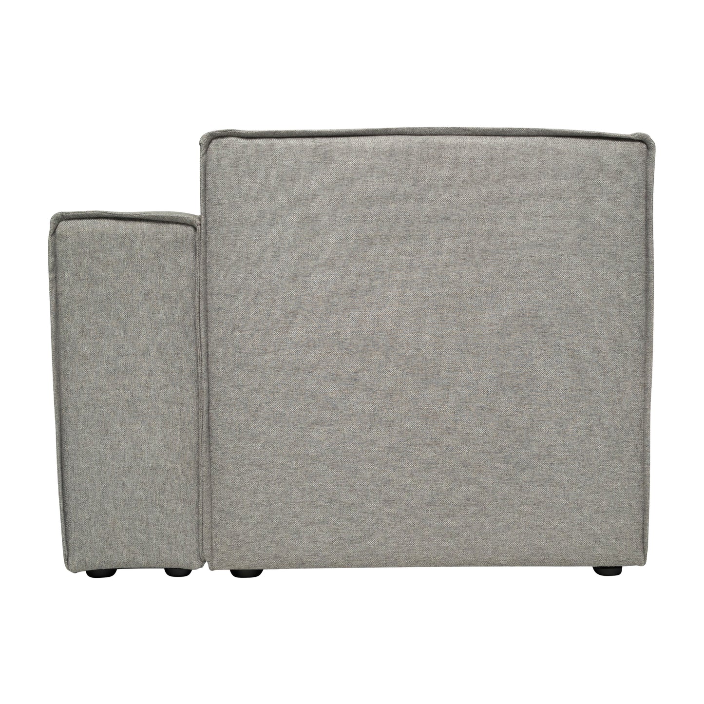 Bridgetown Luxury Modular Sectional Sofa Right Side with Arm Rest, Gray Gray