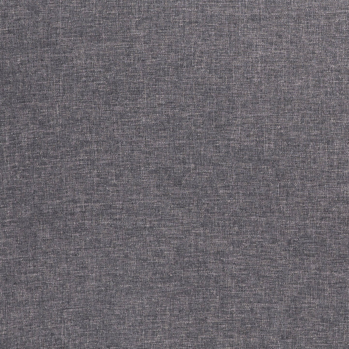 Hudson Mid-Century Modern Loveseat Sofa with Tufted Faux Linen Upholstery & Solid Wood Legs in Dark Gray Dark Gray