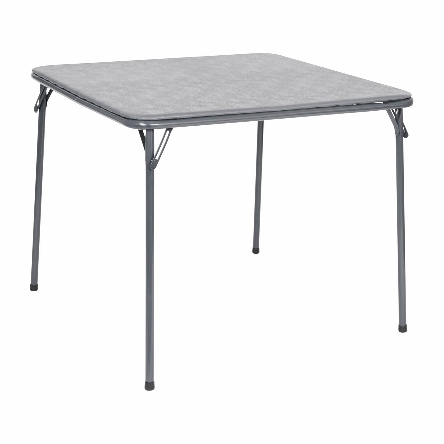 Madison 5 Piece Gray Folding Card Table and Chair Set Gray