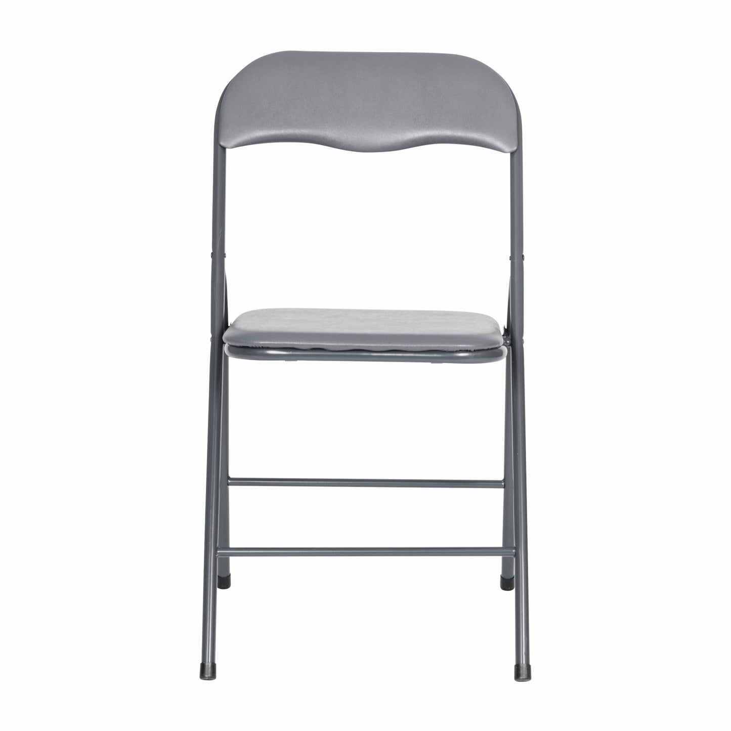Madison 5 Piece Gray Folding Card Table and Chair Set Gray