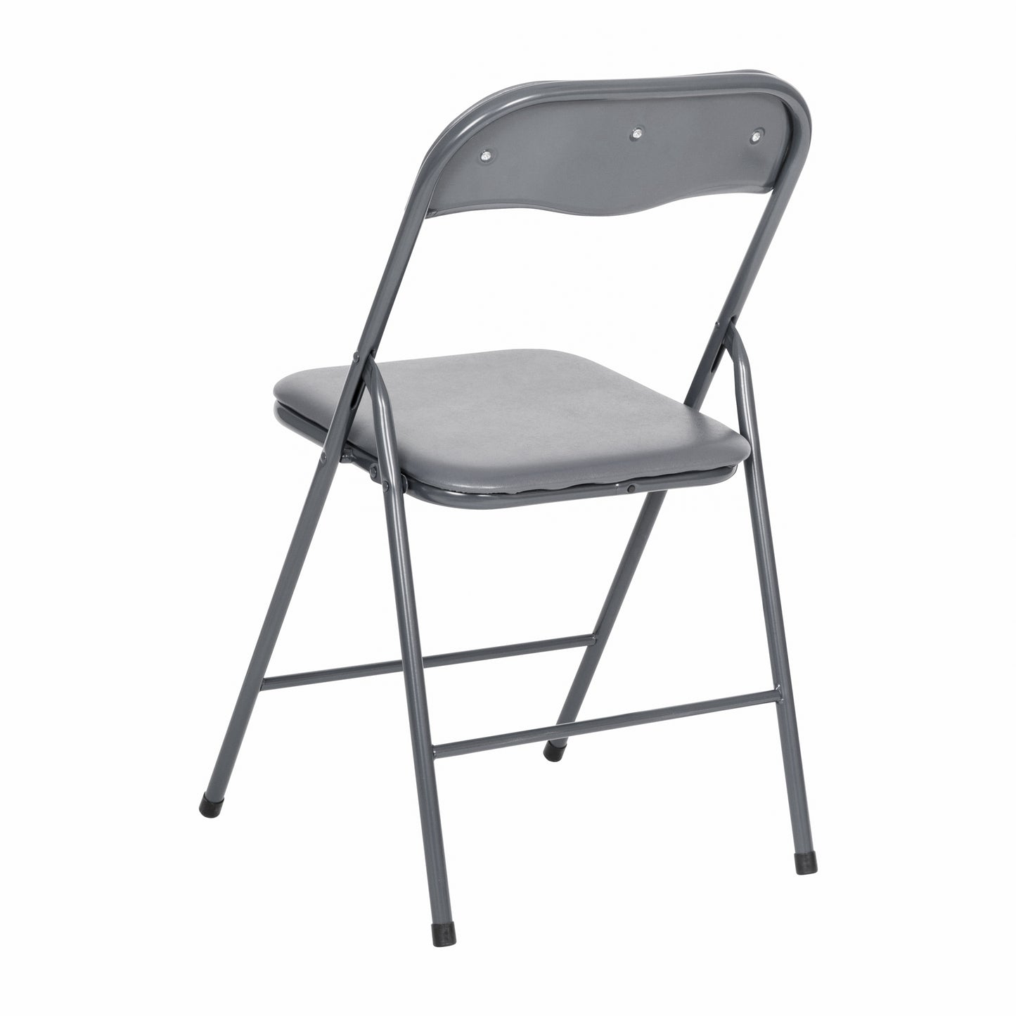 Madison 5 Piece Gray Folding Card Table and Chair Set Gray