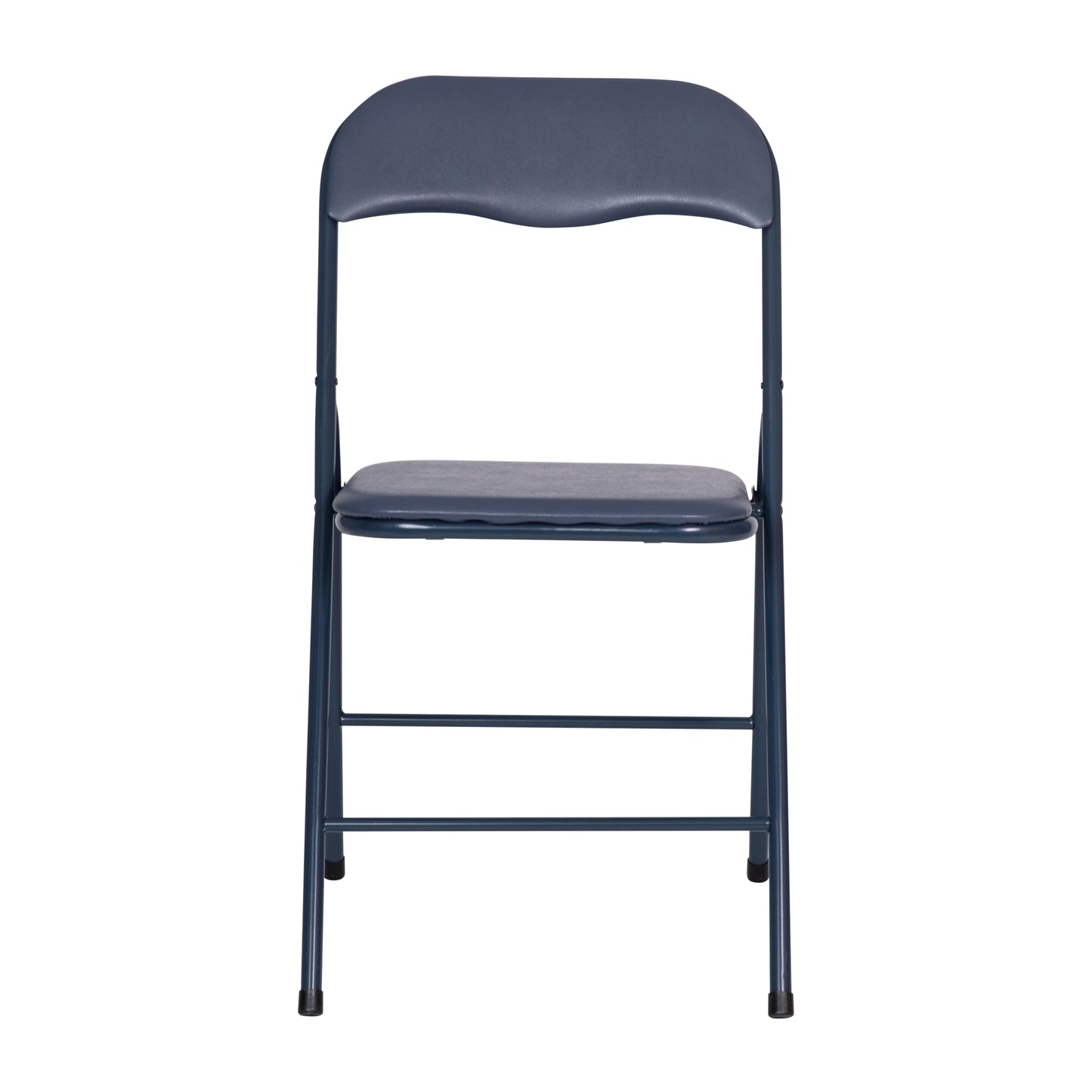 Madison 5 Piece Navy Folding Card Table and Chair Set Navy