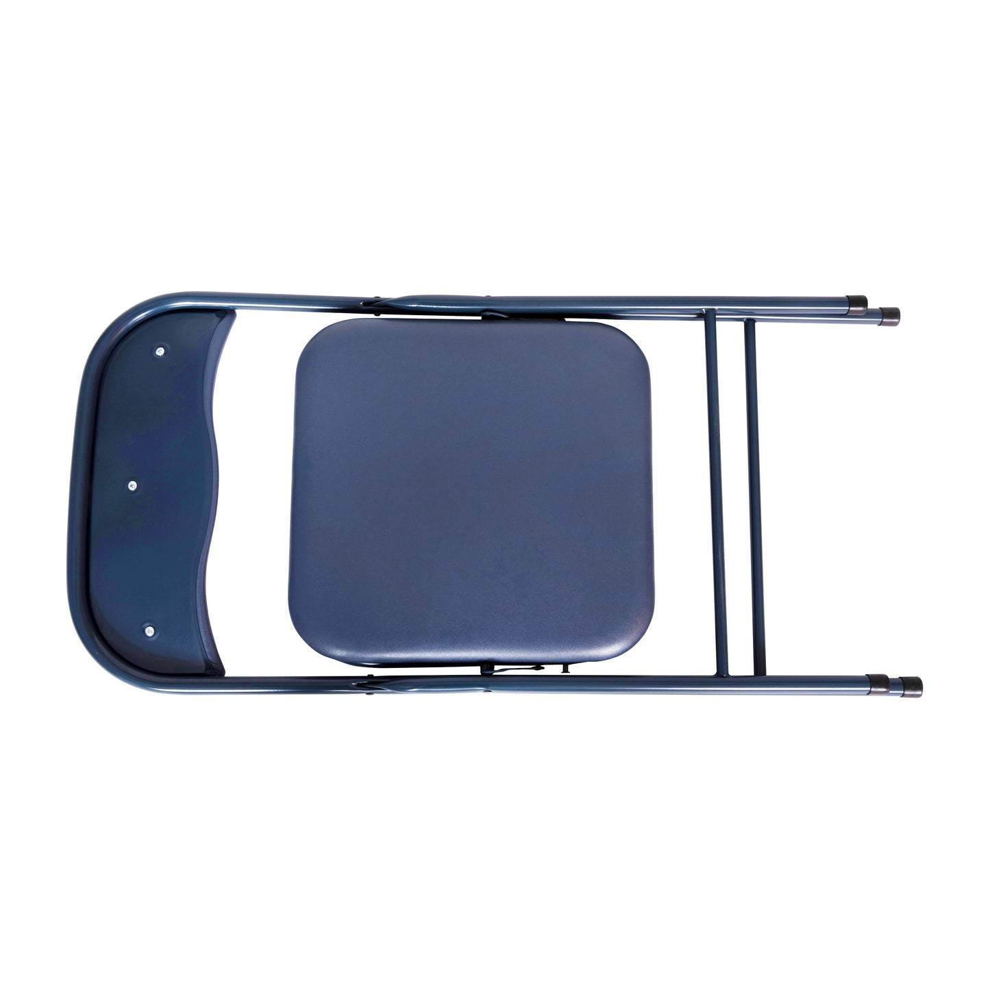 Madison 5 Piece Navy Folding Card Table and Chair Set Navy