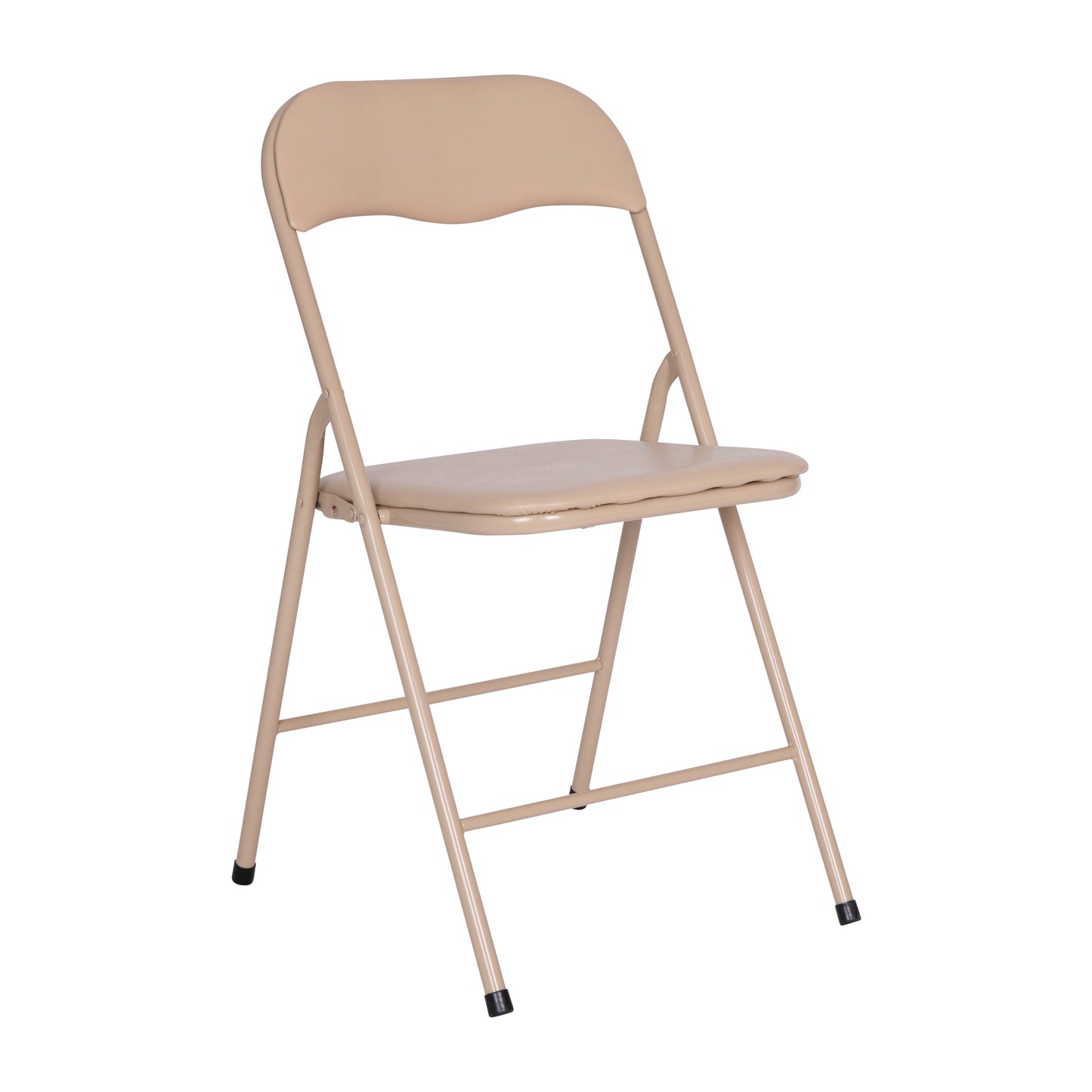 Madison 5 Piece Tan Folding Card Table and Chair Set Tan JB-1-TAN-GG