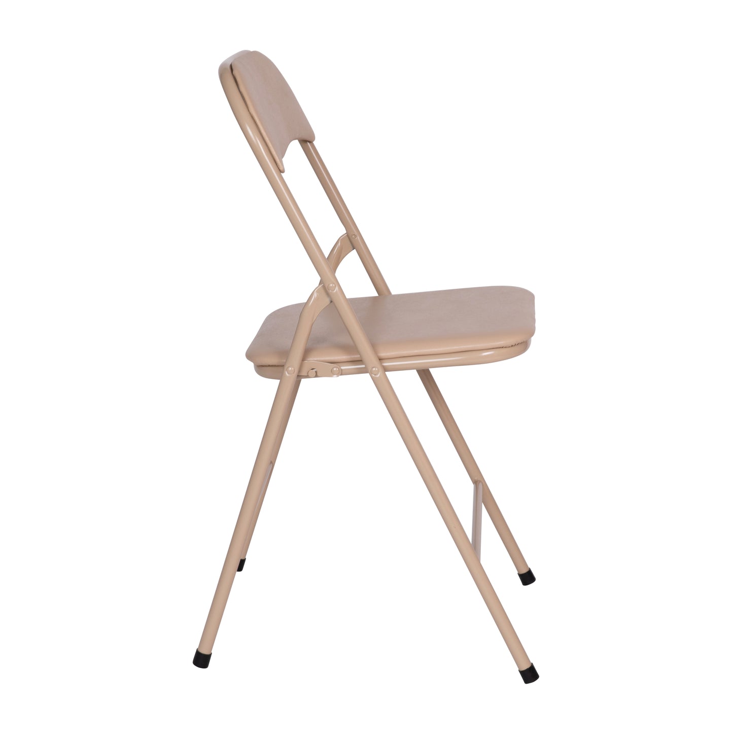 Madison 5 Piece Tan Folding Card Table and Chair Set Tan JB-1-TAN-GG