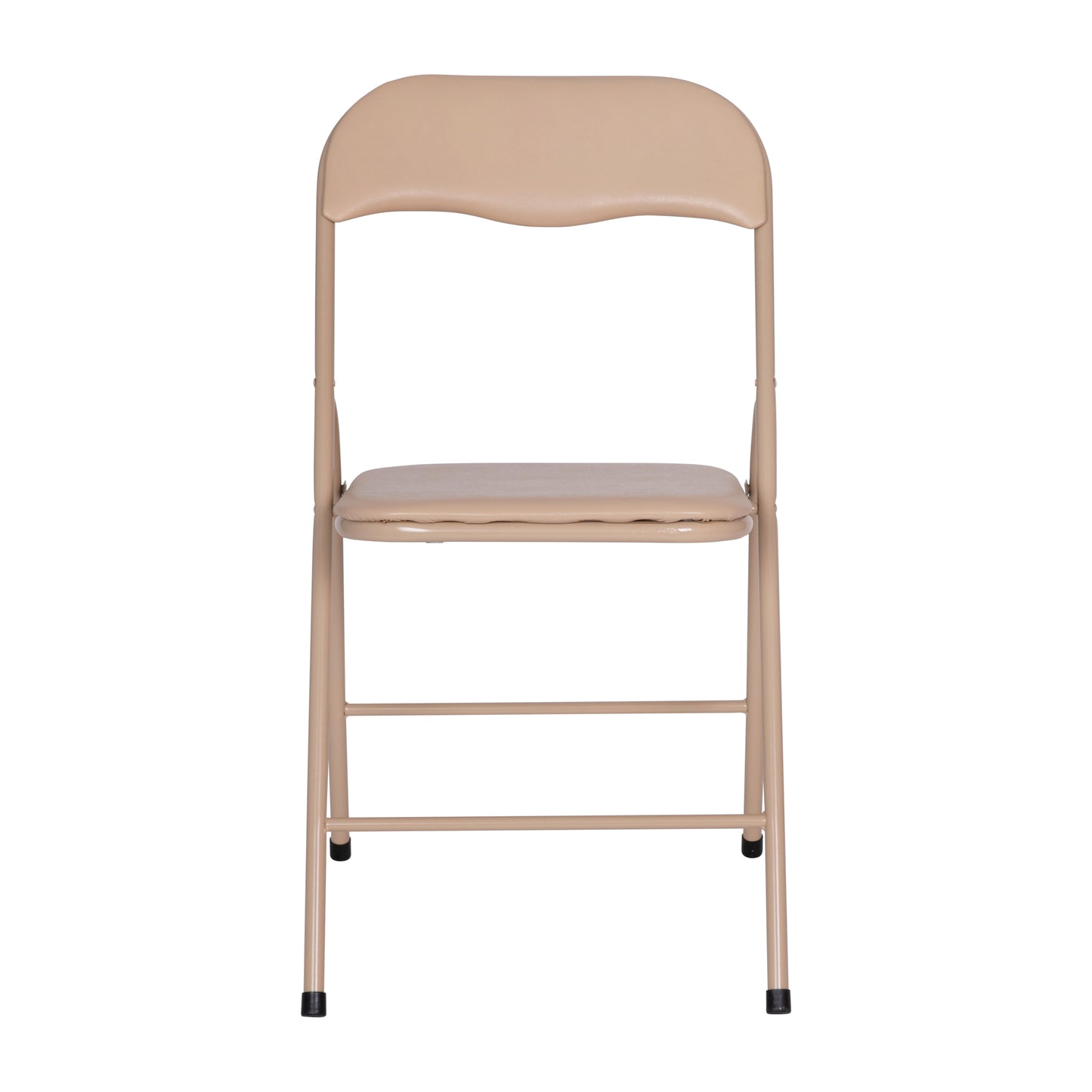 Madison 5 Piece Tan Folding Card Table and Chair Set Tan JB-1-TAN-GG
