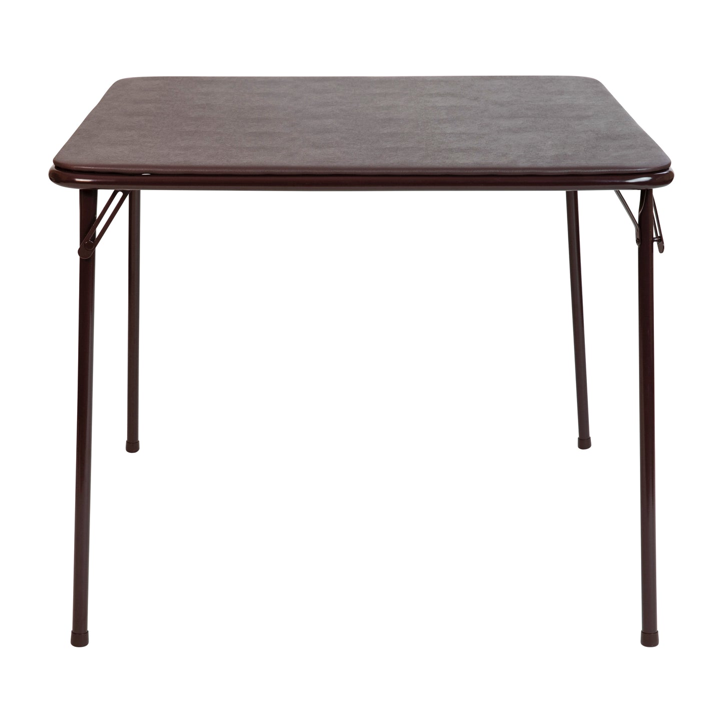 Madelyn Brown 33.5" Folding Card Table for 4 with Foldable Legs and Portable Lightweight Design Brown
