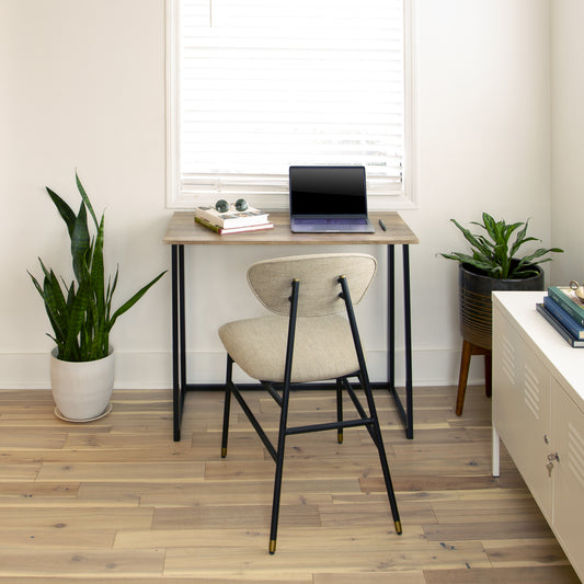 Walker Small Rustic Natural Home Office Folding Computer Desk - 36" Rustic JB-YJ354D-GG