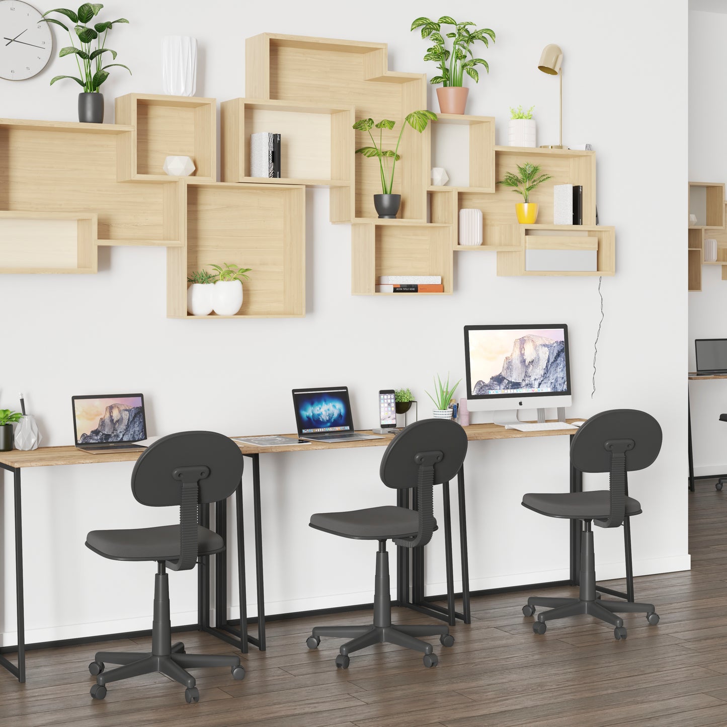 Walker Small Rustic Natural Home Office Folding Computer Desk - 36" Rustic
