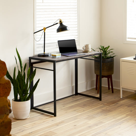 Walker Rustic Home Office Folding Computer Desk - 40" Rustic JB-YJ354F-GG
