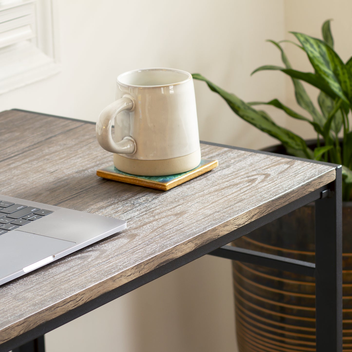 Walker Rustic Home Office Folding Computer Desk - 40" Rustic JB-YJ354F-GG