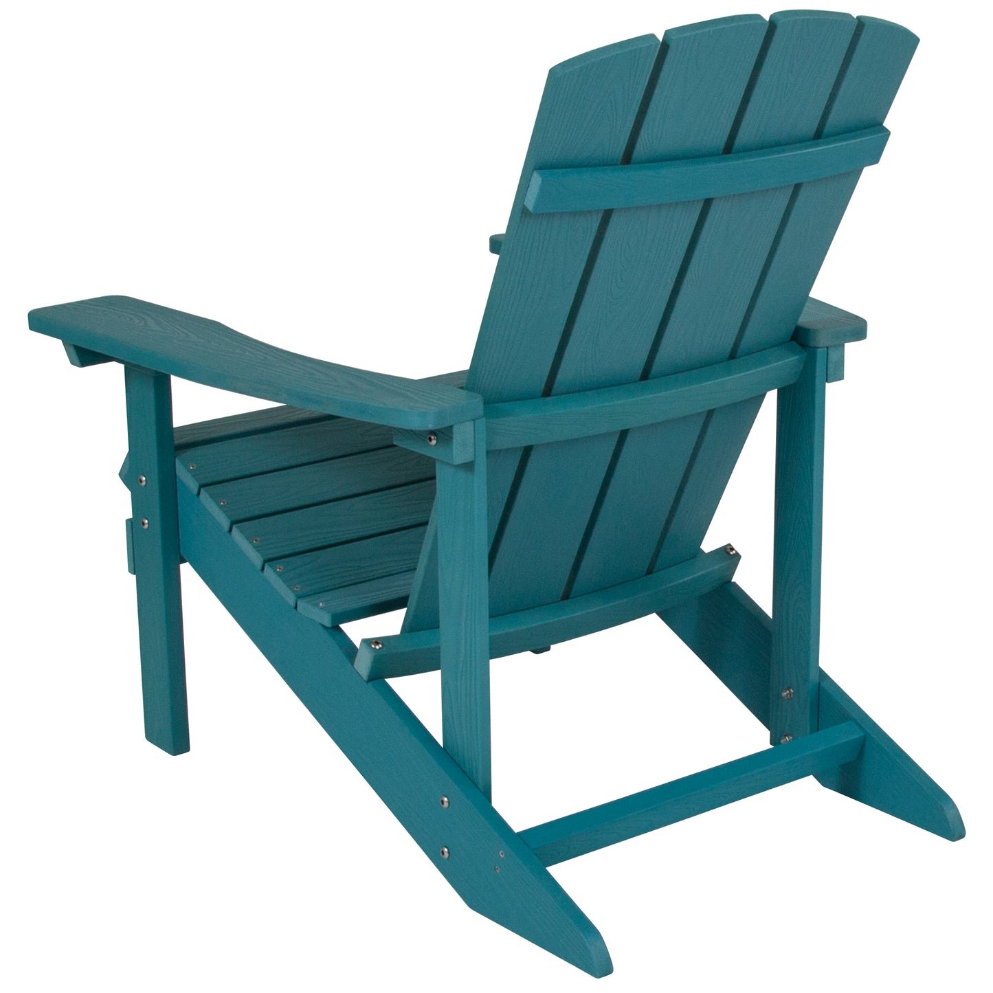 Charlestown Commercial All-Weather Poly Resin Wood Adirondack Chair in Sea Foam Sea Foam