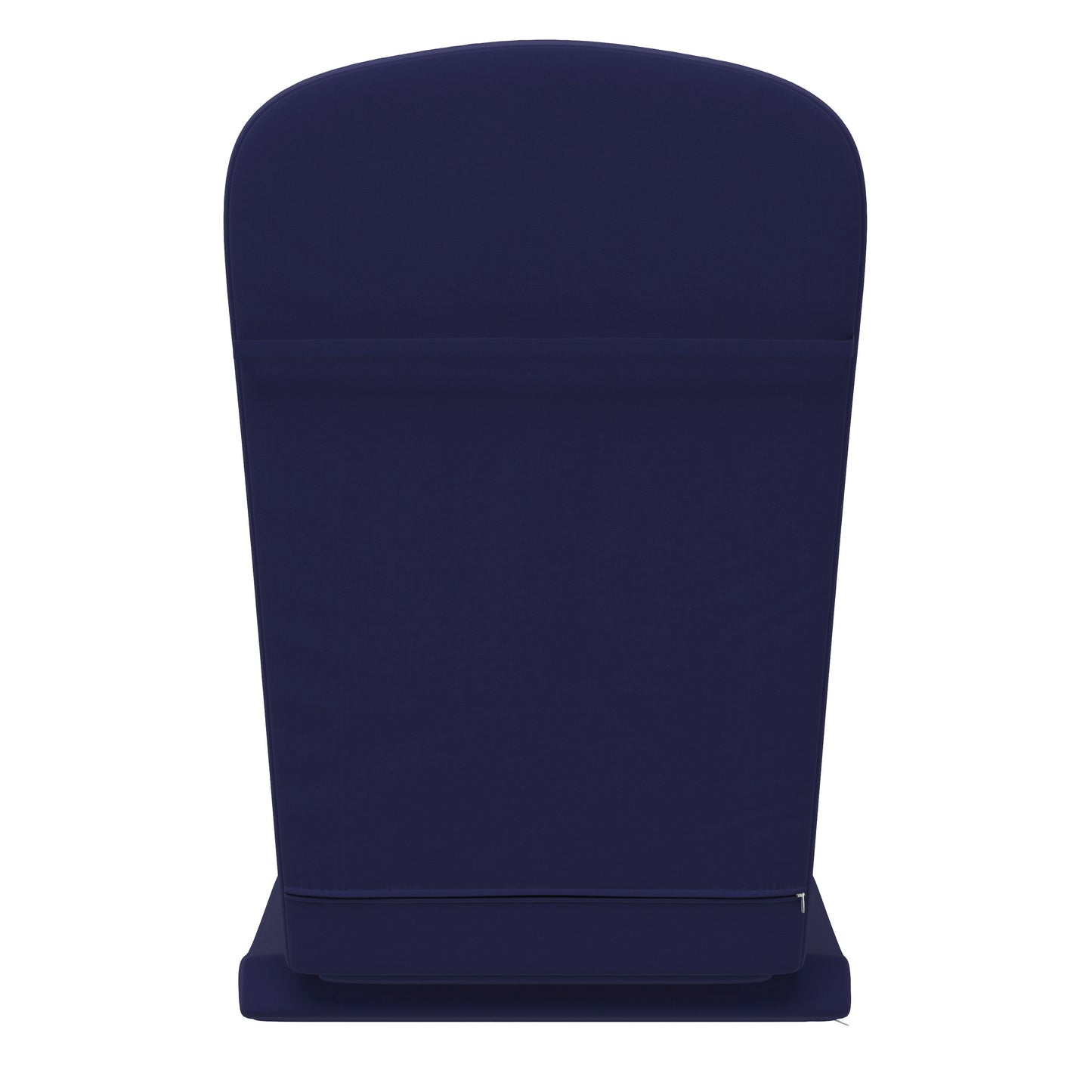 Charlestown Set of 2 All Weather Indoor/Outdoor High Back Adirondack Chair Cushions, Patio Furniture Replacement Cushions - Blue Blue