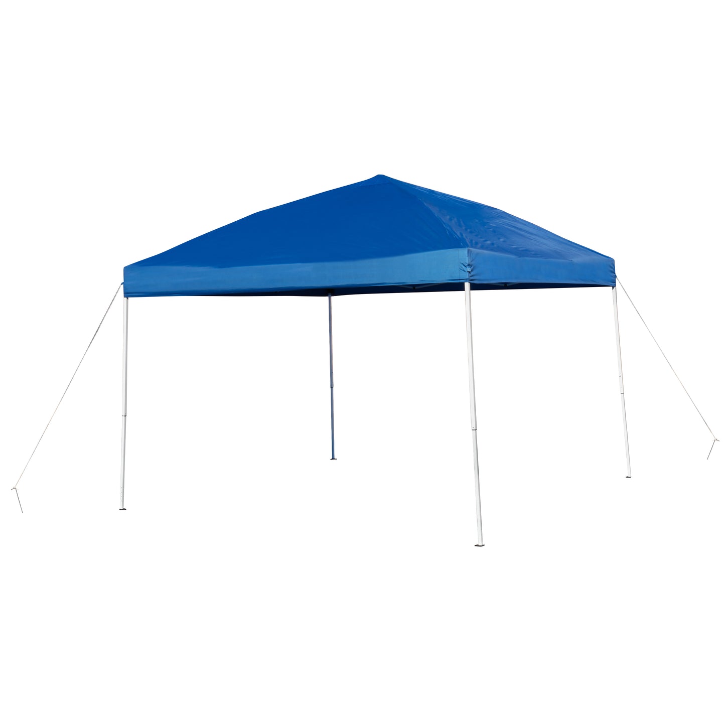 Harris 10'x10' Blue Outdoor Pop Up Event Slanted Leg Canopy Tent with Carry Bag Blue