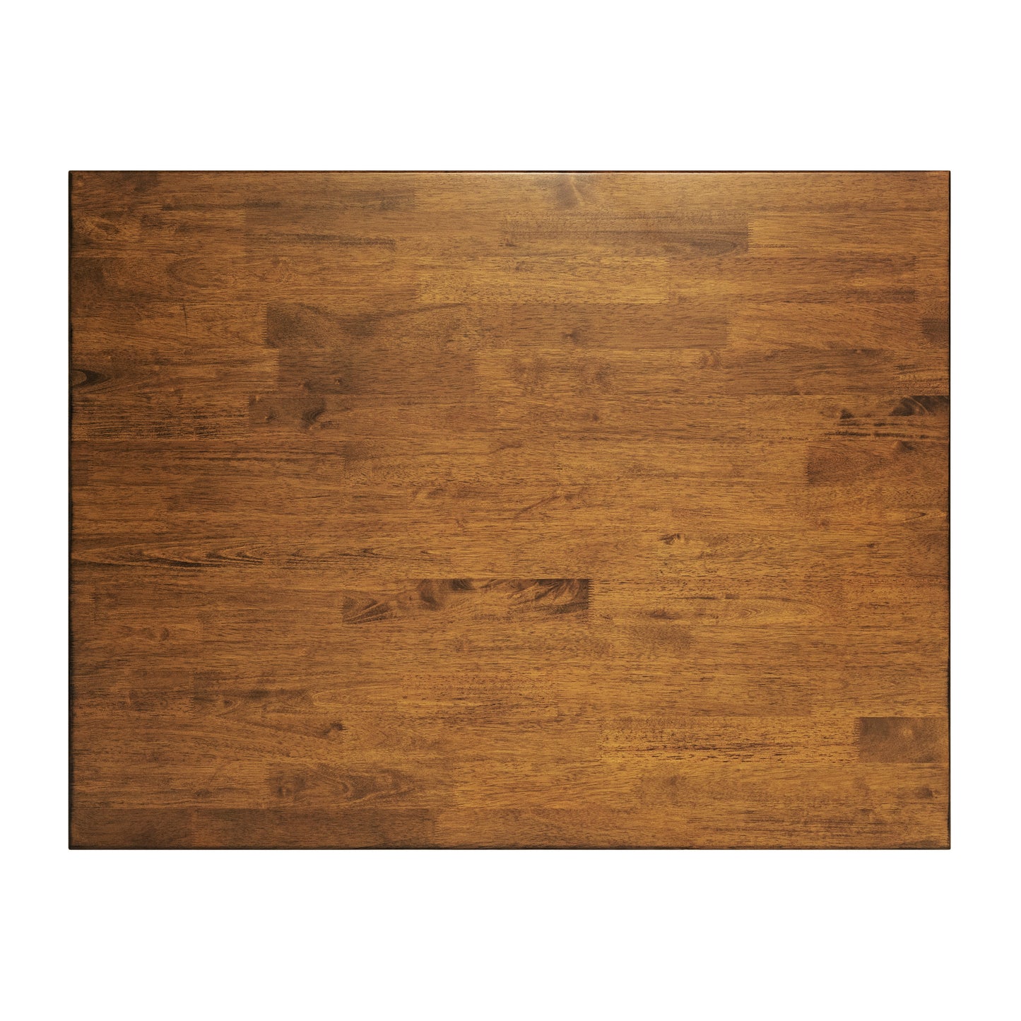 Henry 47" Solid Wood Dining Table, Commercial Grade Heavy Duty Rectangle Wood Table for 4, Brown Matte Finish Brown Matte